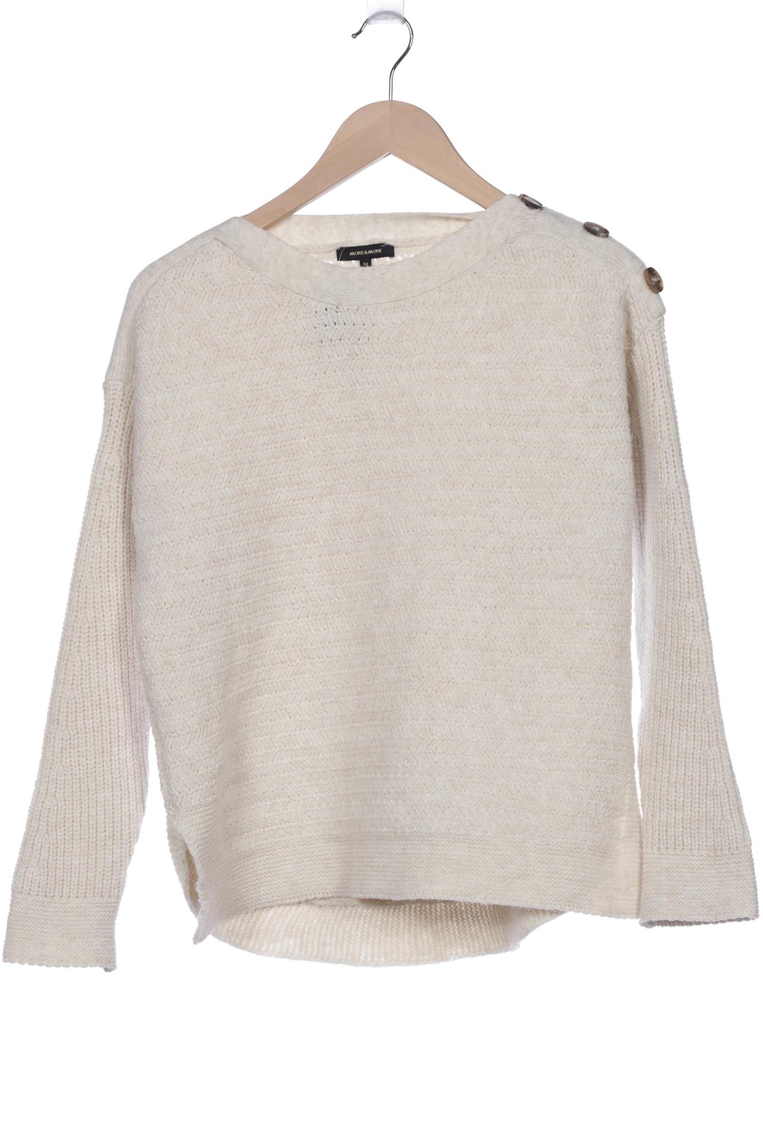 

More & More Damen Pullover, cremeweiß, Gr. 34