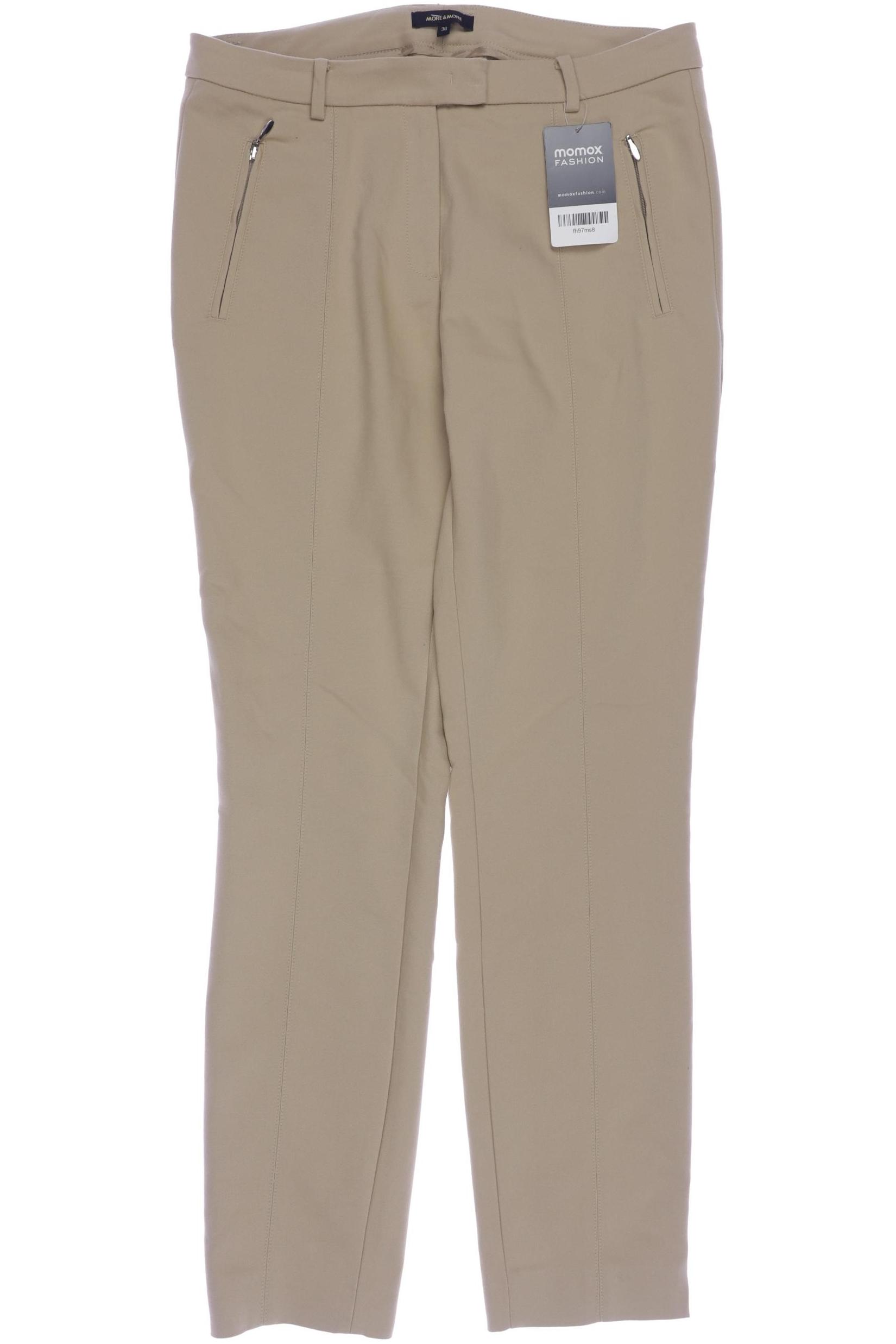 

More & More Damen Stoffhose, beige, Gr. 36