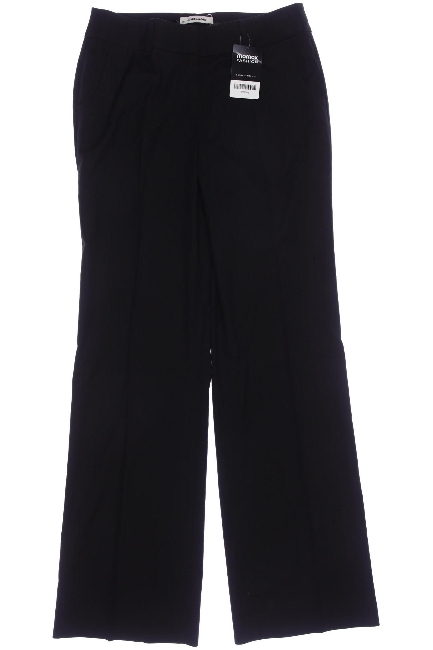 

More & More Damen Stoffhose, schwarz, Gr. 36