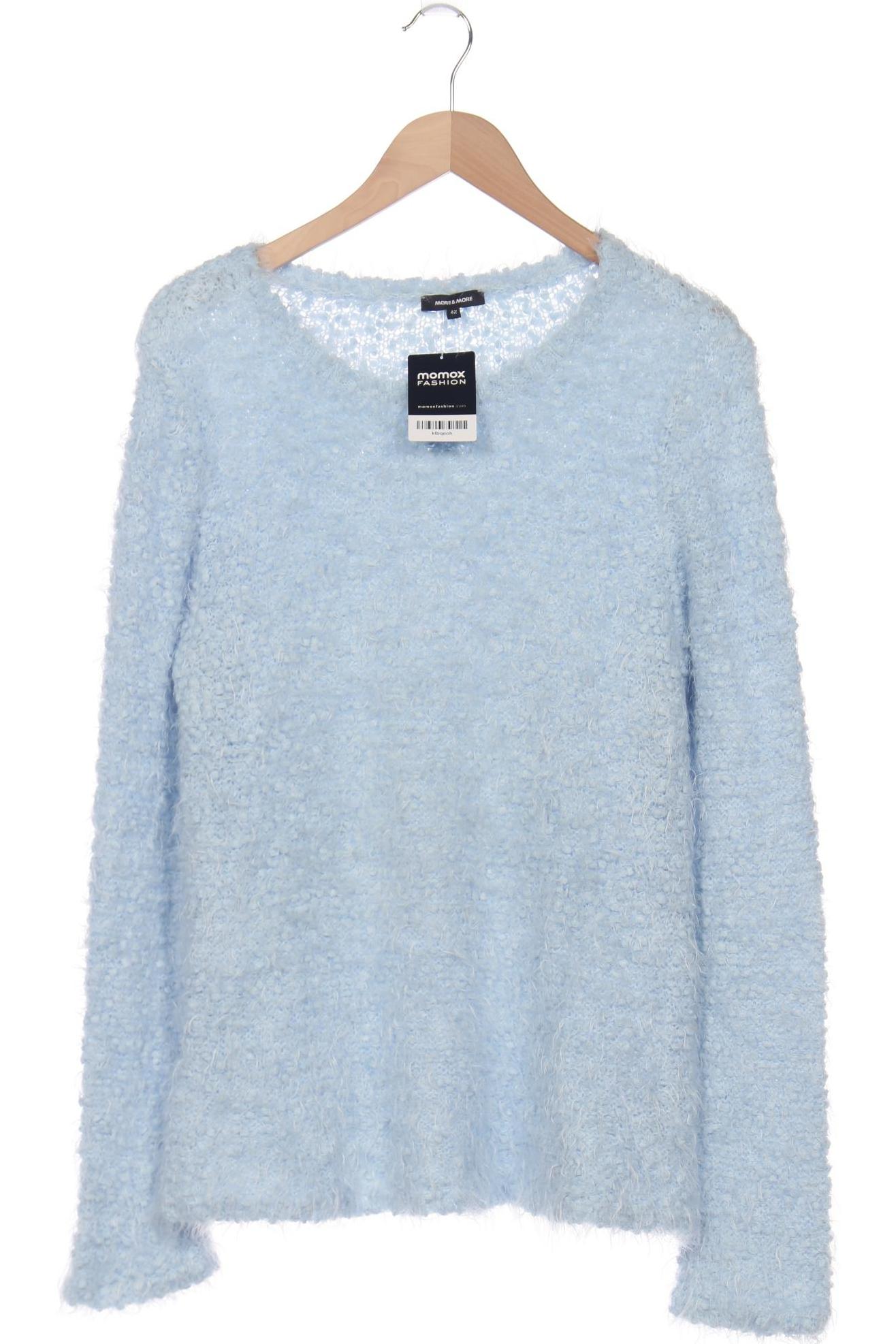 

More & More Damen Pullover, blau, Gr. 42