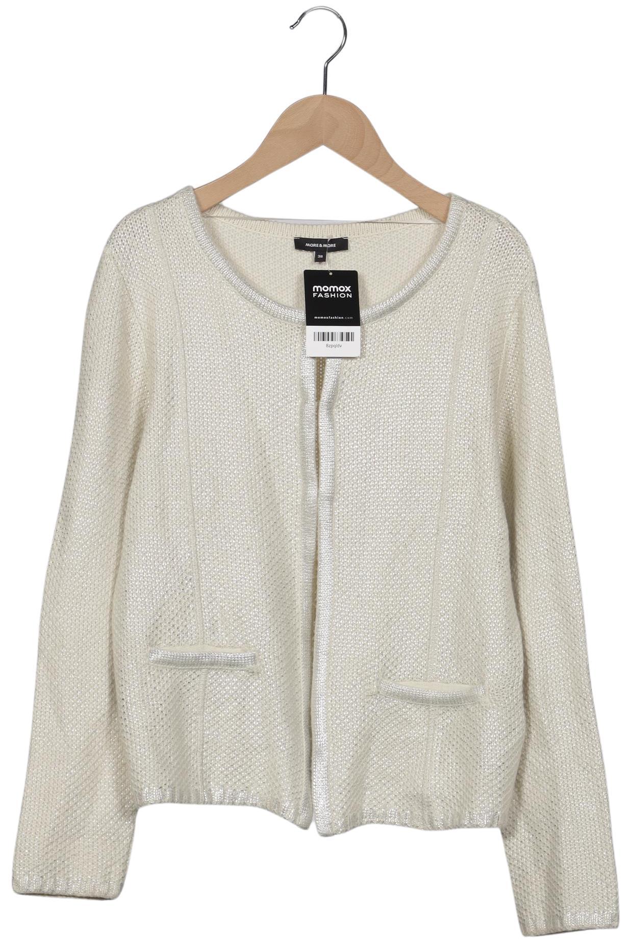 

More & More Damen Strickjacke, cremeweiß, Gr. 38