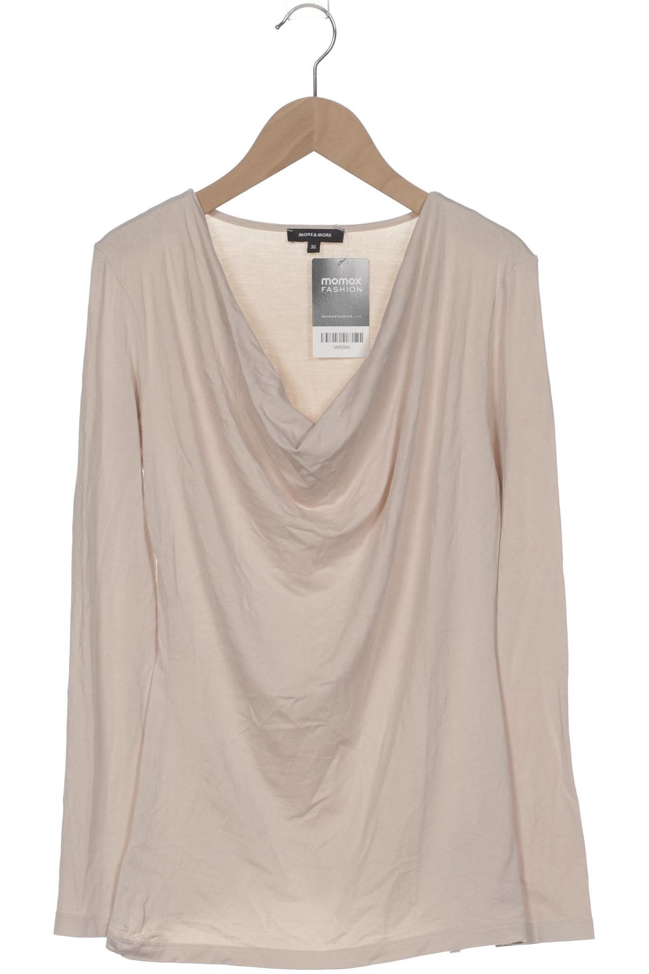 

More & More Damen Langarmshirt, beige, Gr. 36