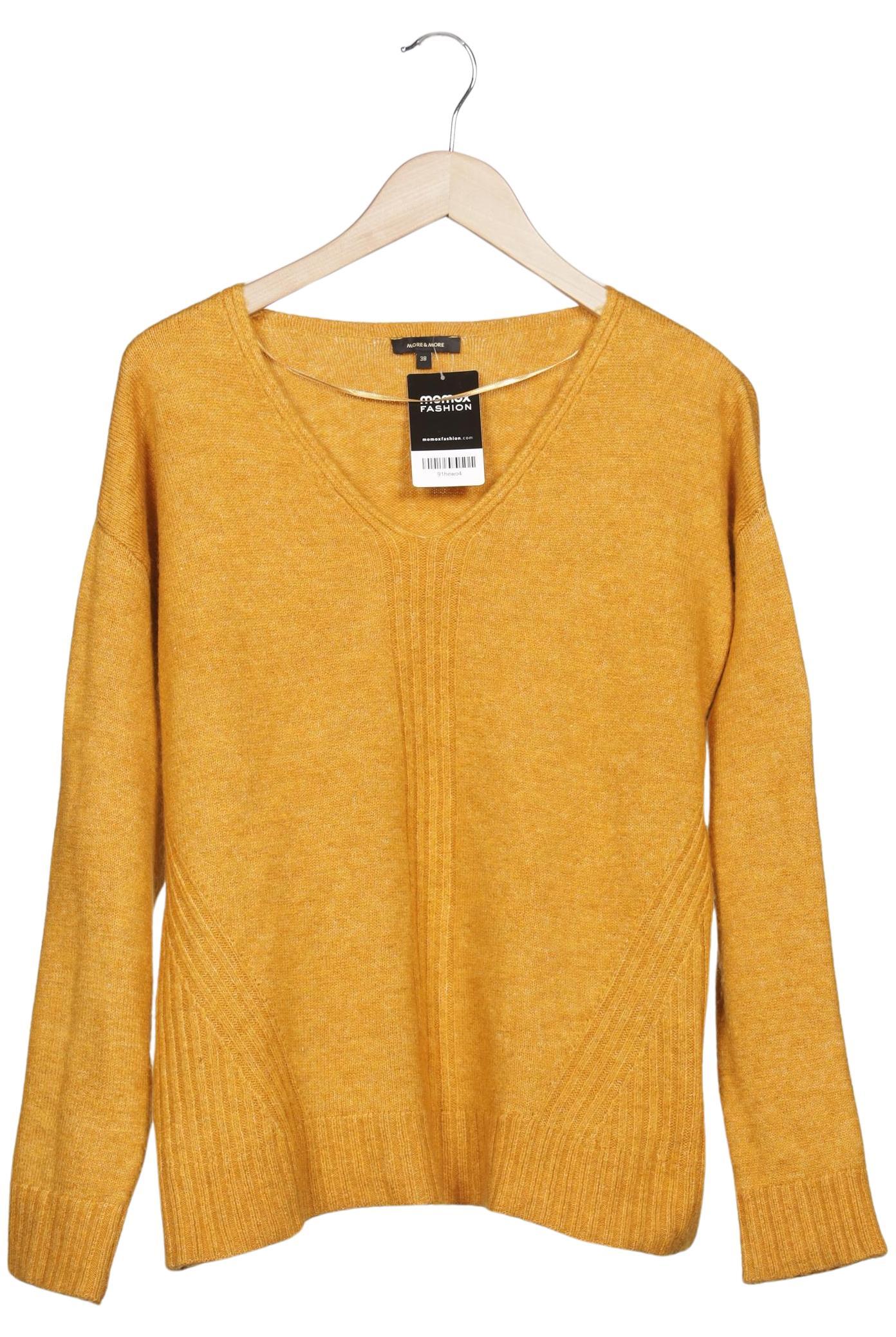 

More & More Damen Pullover, gelb, Gr. 38