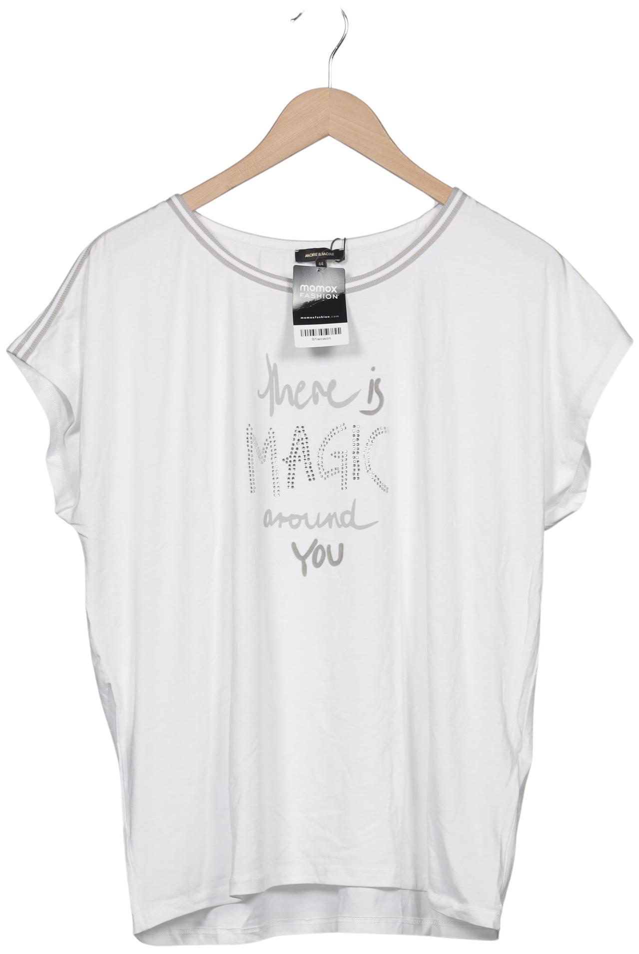 

More & More Damen T-Shirt, weiß, Gr. 44
