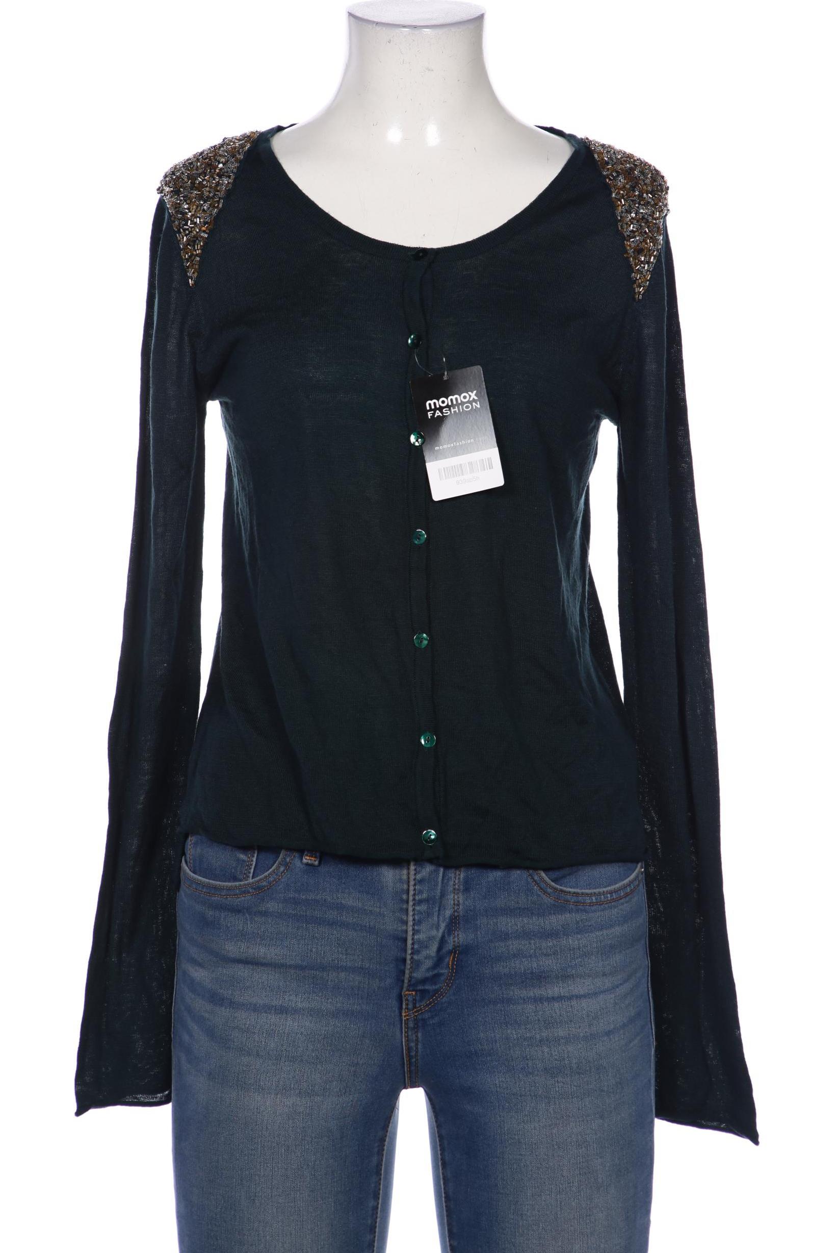 

More & More Damen Strickjacke, grün, Gr. 34