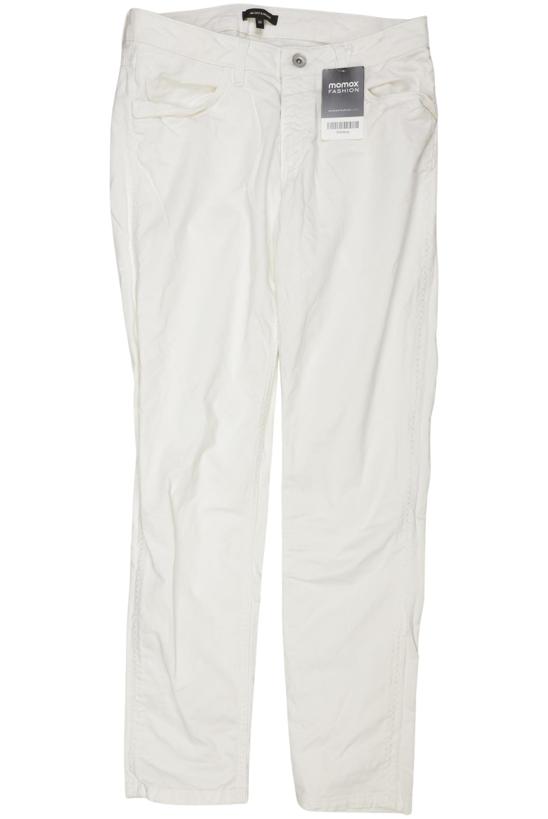 

More & More Damen Jeans, weiß, Gr. 36