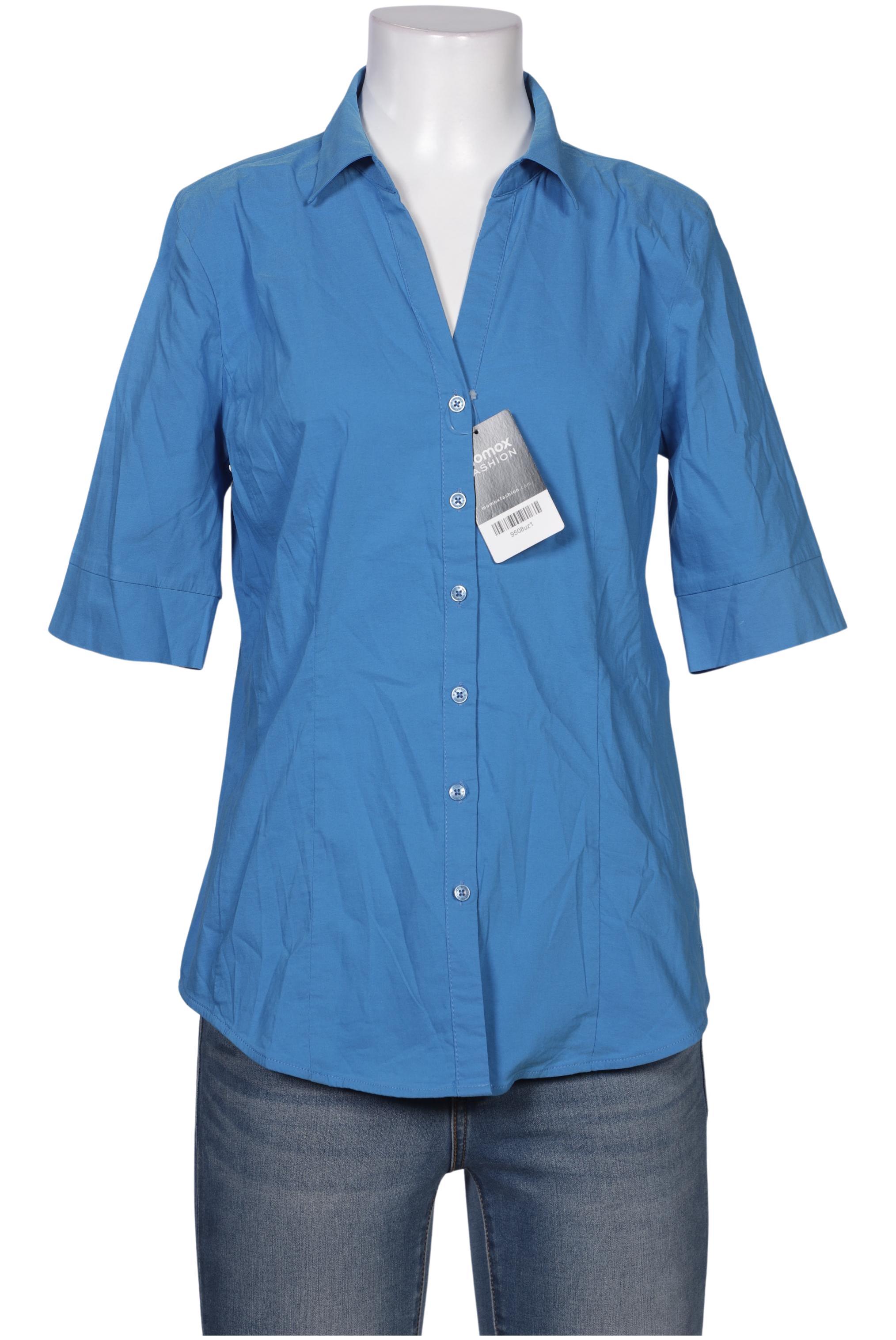 

More & More Damen Bluse, blau, Gr. 40