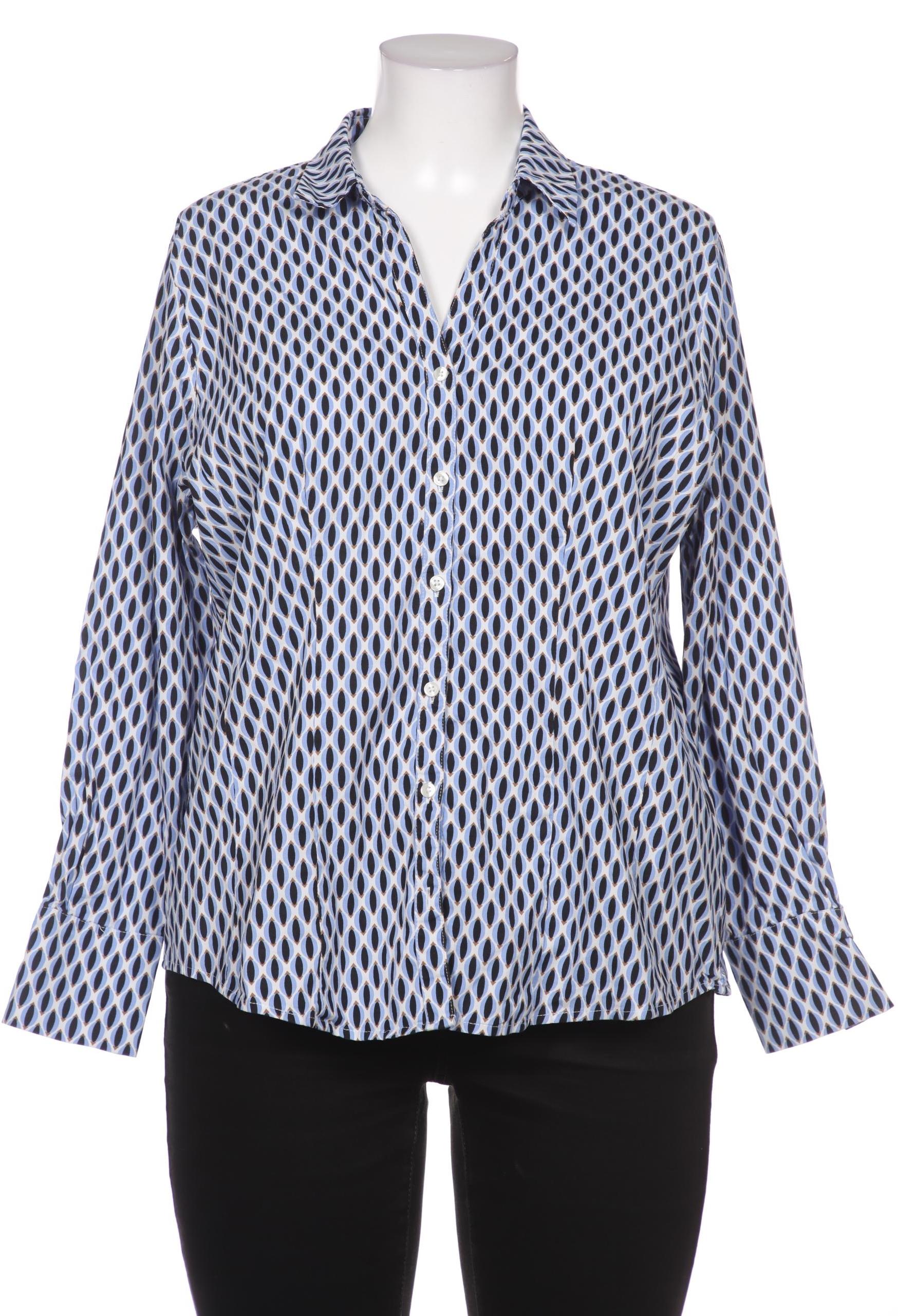 

More & More Damen Bluse, blau, Gr. 46