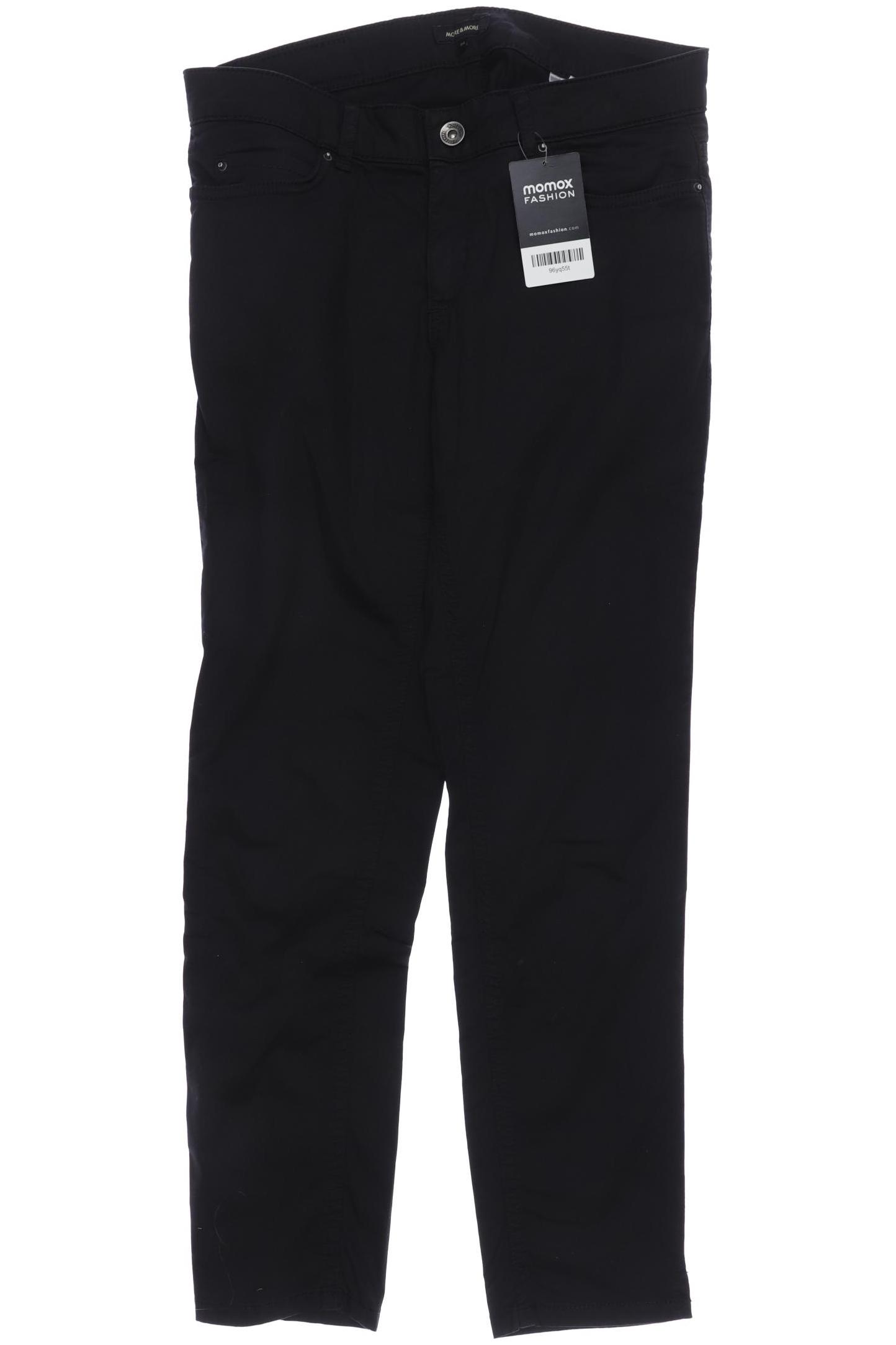 

More & More Damen Stoffhose, schwarz, Gr. 34