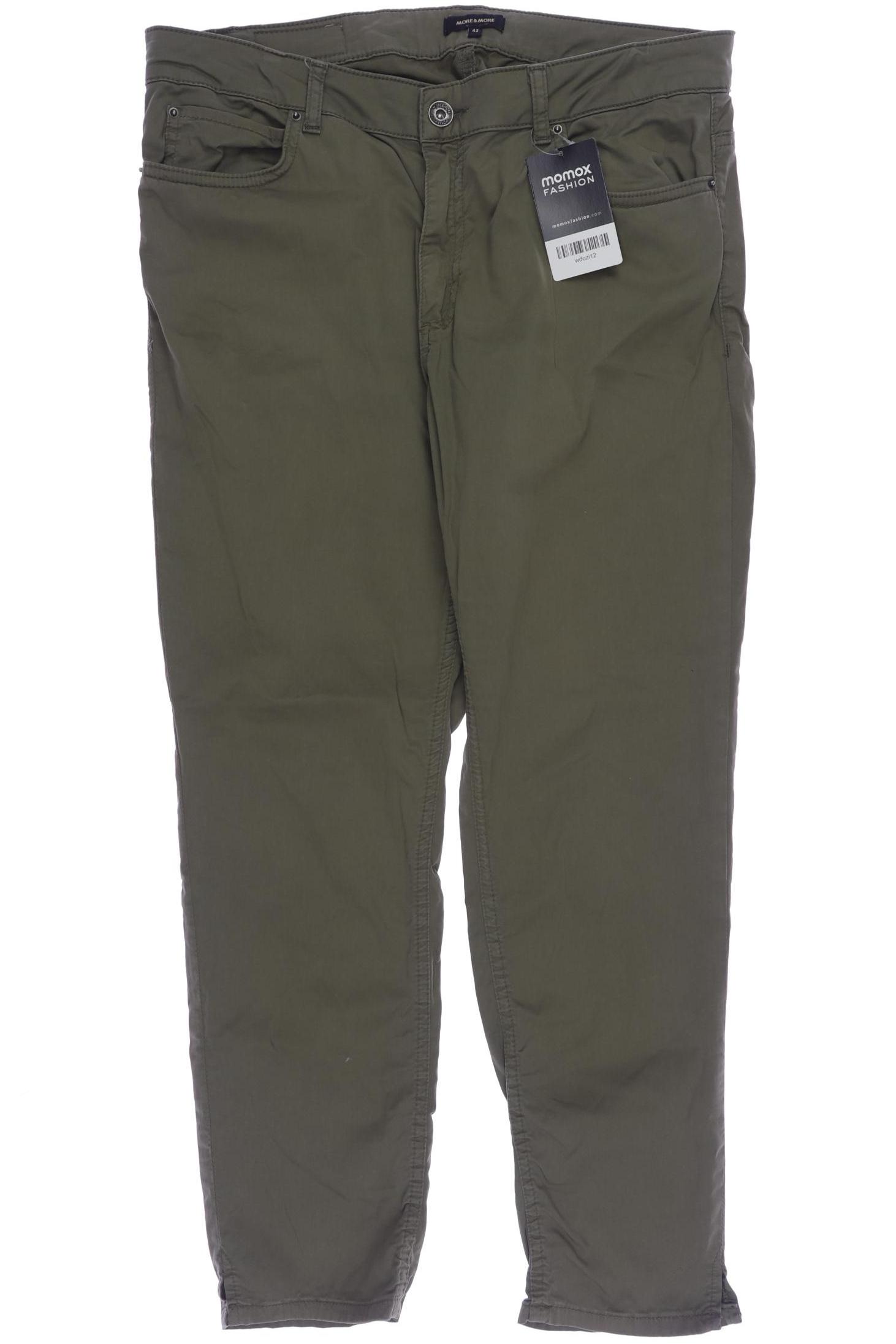 

More & More Damen Stoffhose, grün, Gr. 42