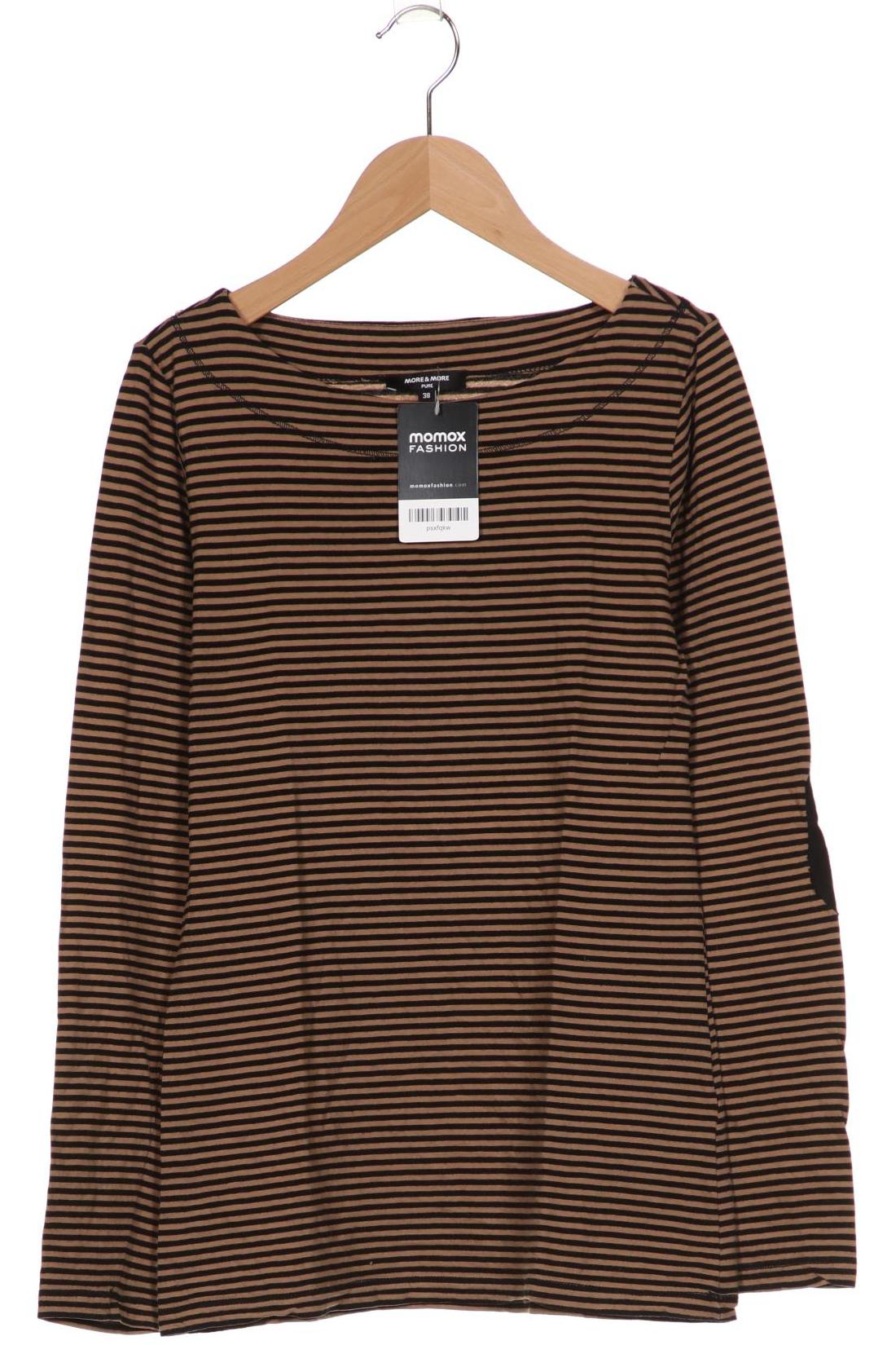 

More & More Damen Langarmshirt, braun, Gr. 38