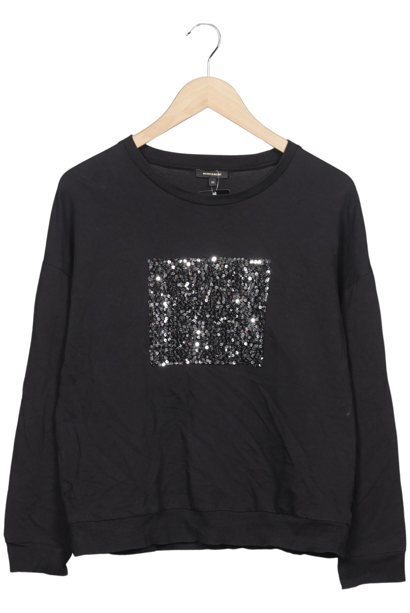 

More & More Damen Sweatshirt, schwarz, Gr. 40