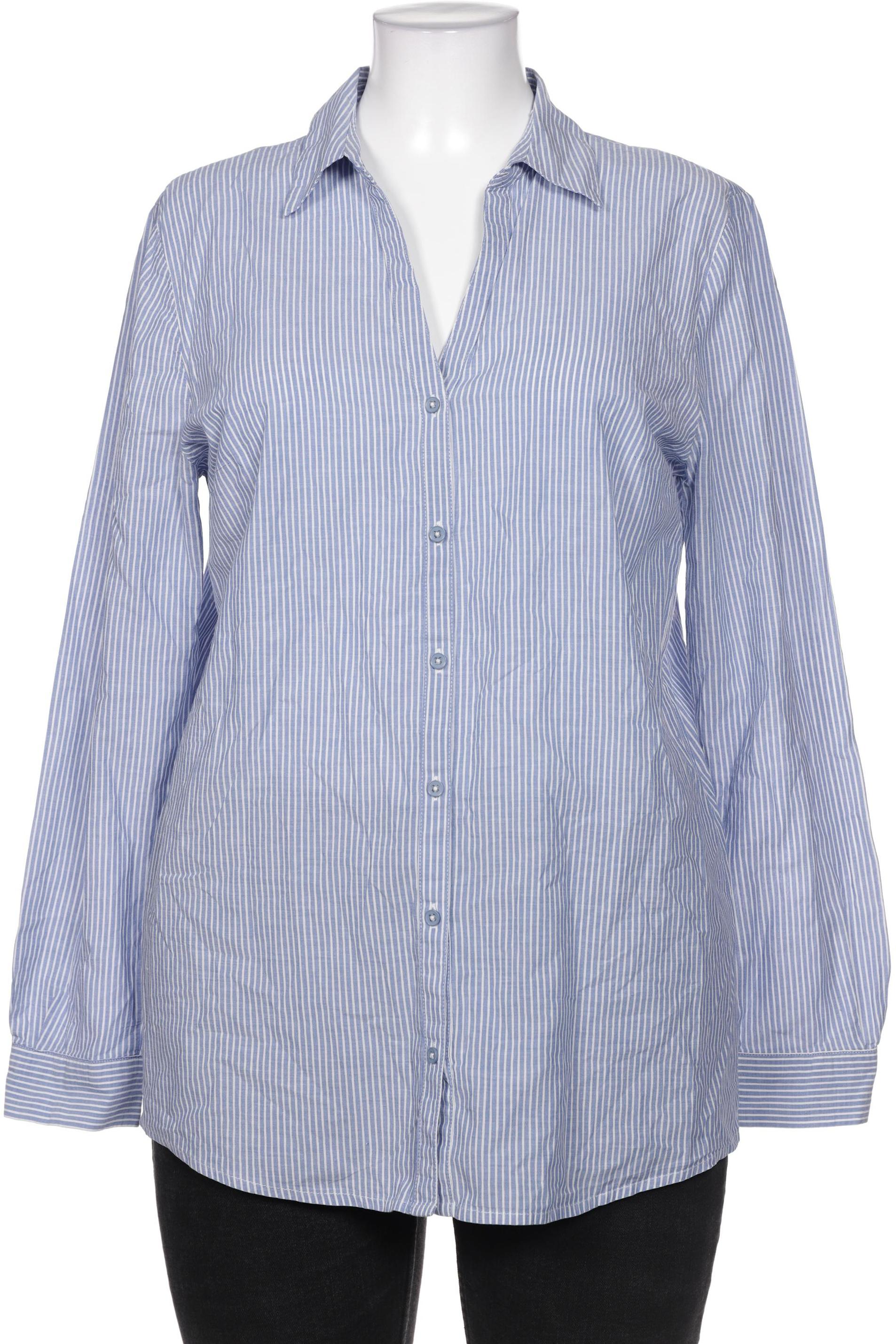 

More & More Damen Bluse, blau, Gr. 44