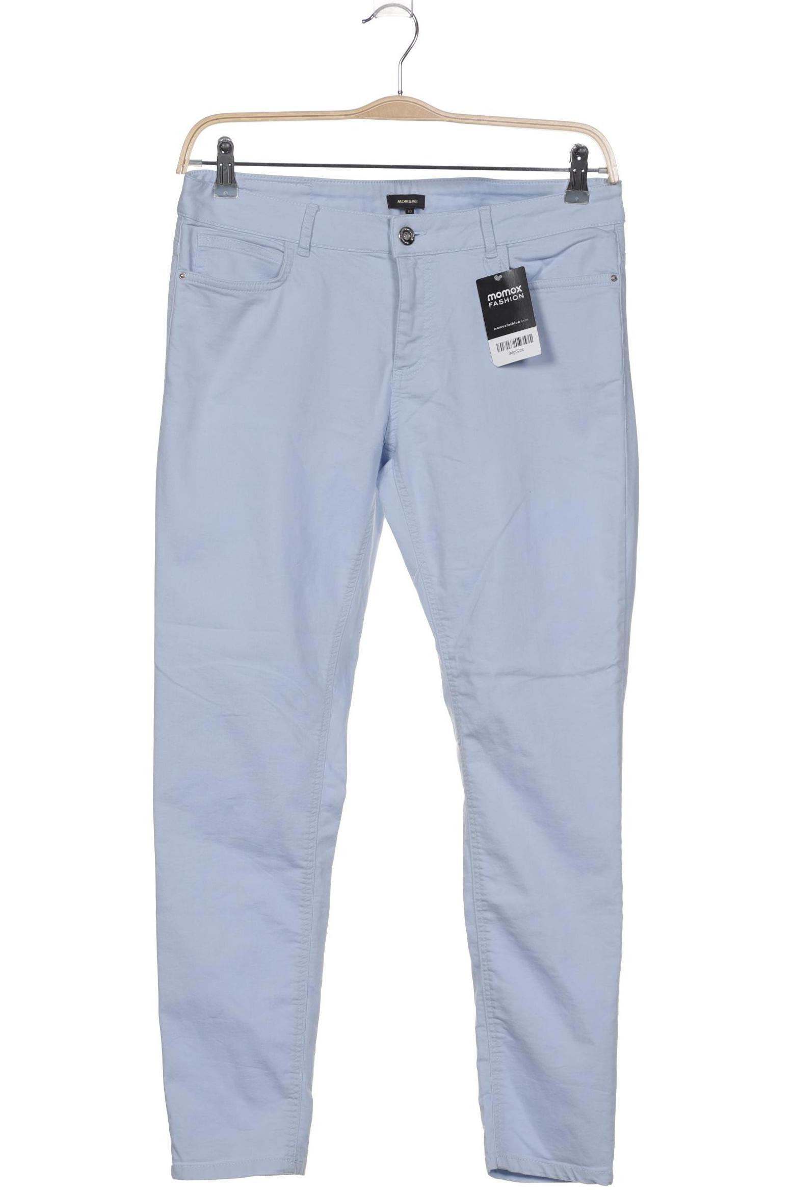 

More & More Damen Stoffhose, hellblau, Gr. 40