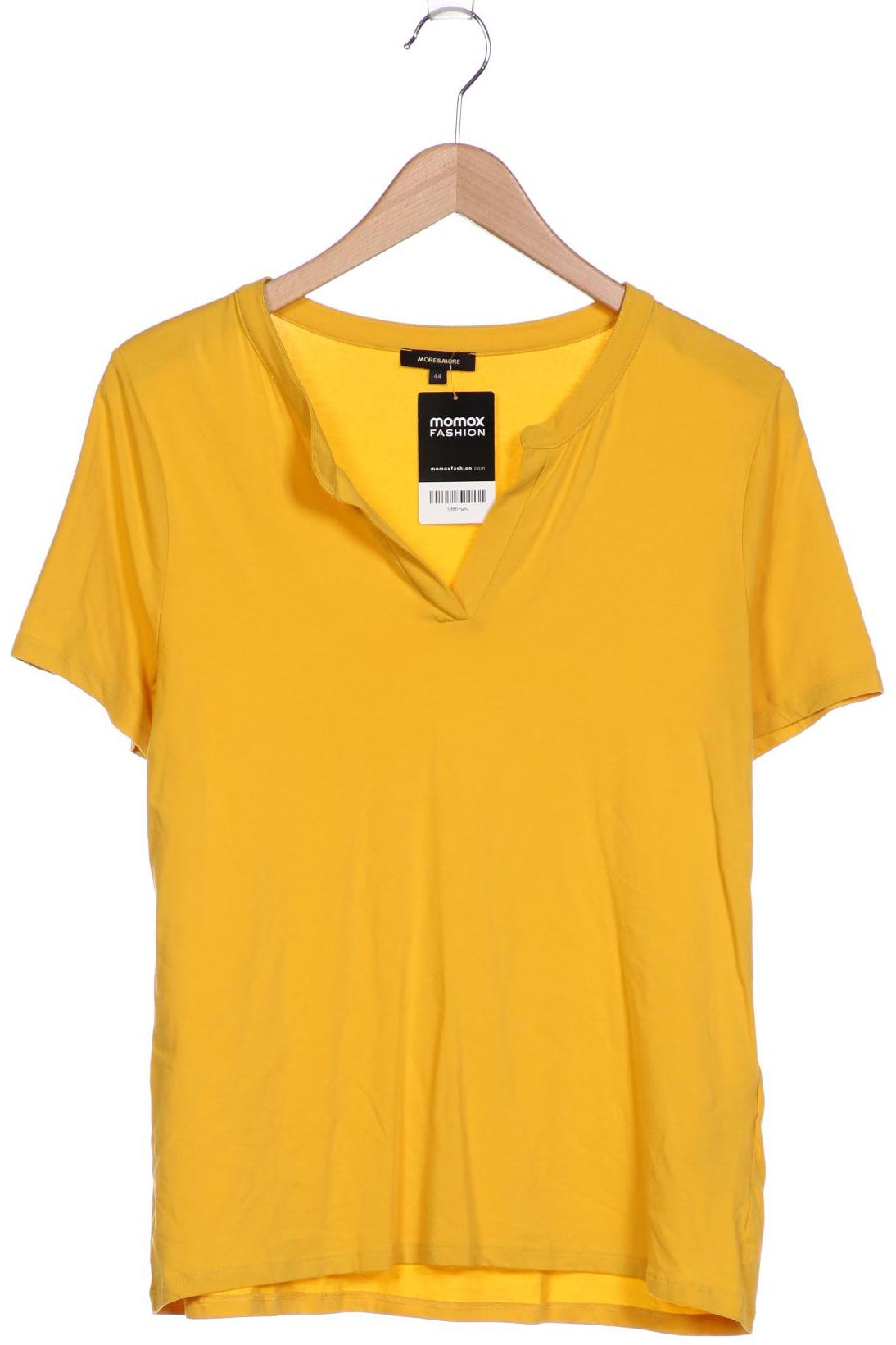 

More & More Damen T-Shirt, gelb, Gr. 44