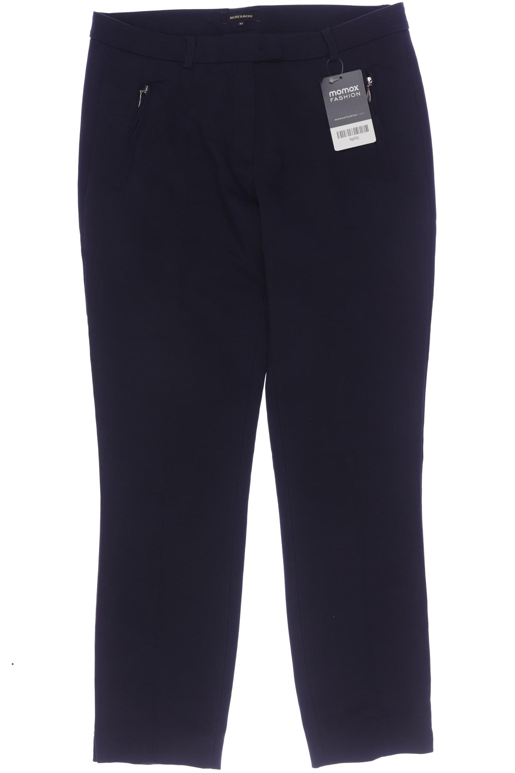 

More & More Damen Stoffhose, marineblau, Gr. 34