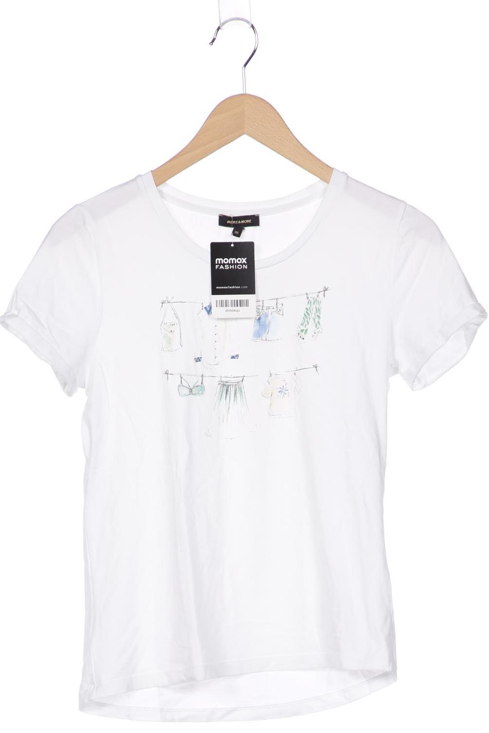 

More & More Damen T-Shirt, weiß, Gr. 36