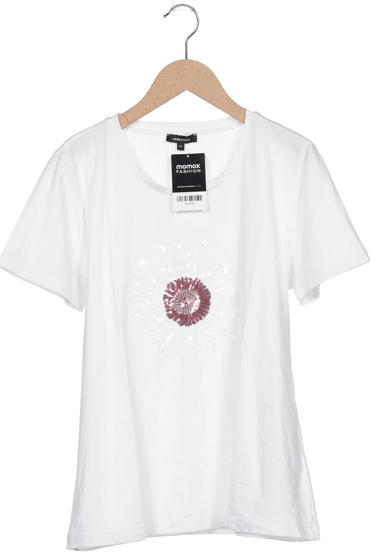 

More & More Damen T-Shirt, weiß, Gr. 42