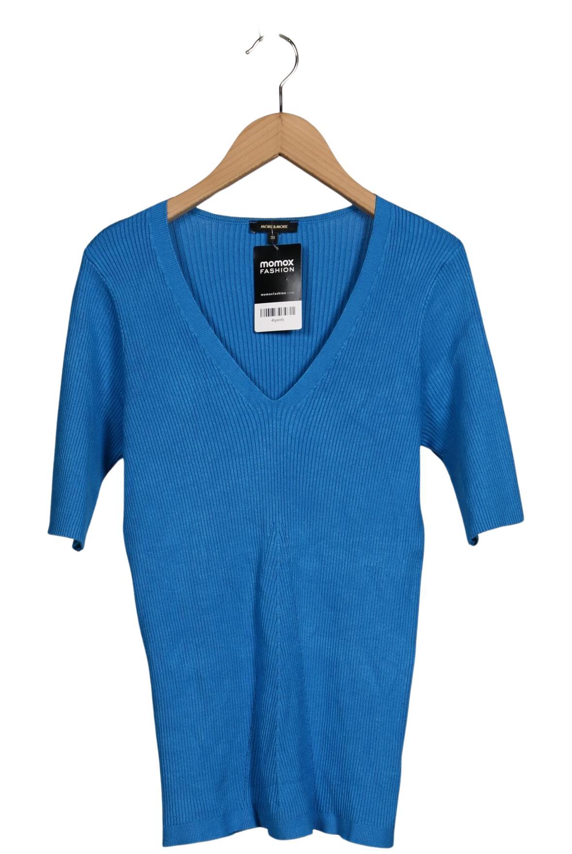 

More & More Damen Pullover, blau, Gr. 38