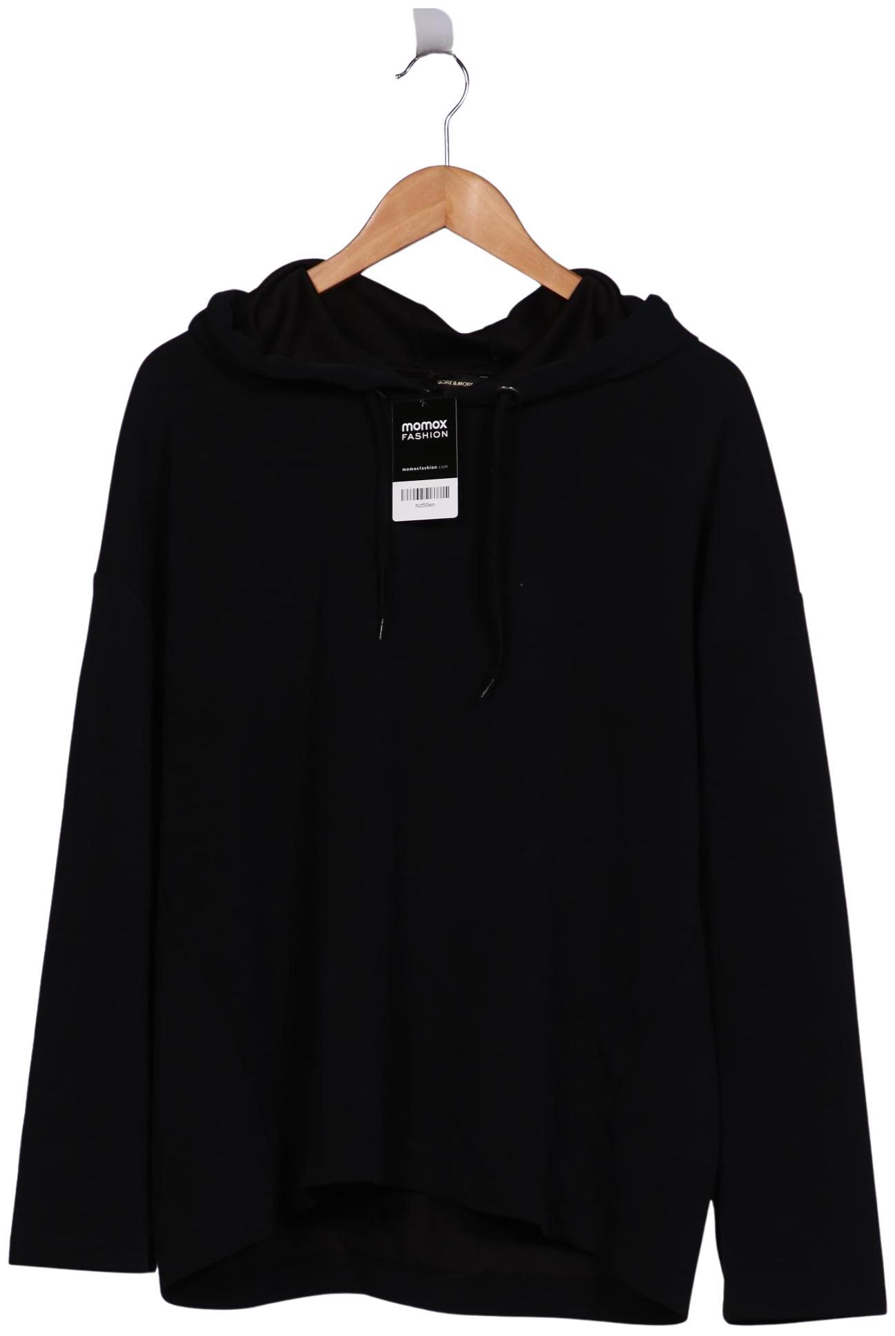 

More & More Damen Kapuzenpullover, schwarz, Gr. 44