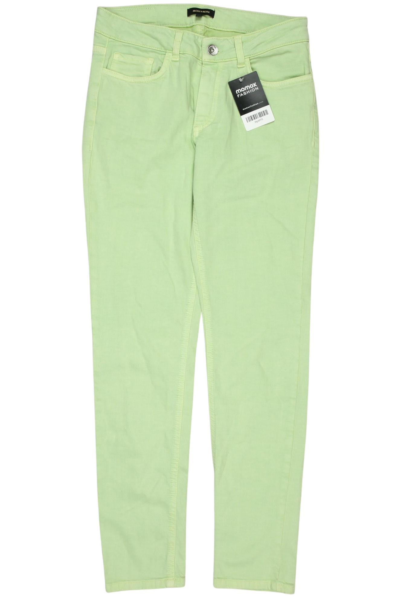 

More & More Damen Jeans, hellgrün, Gr. 34