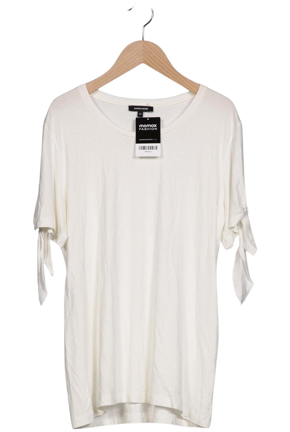 

More & More Damen T-Shirt, cremeweiß, Gr. 42