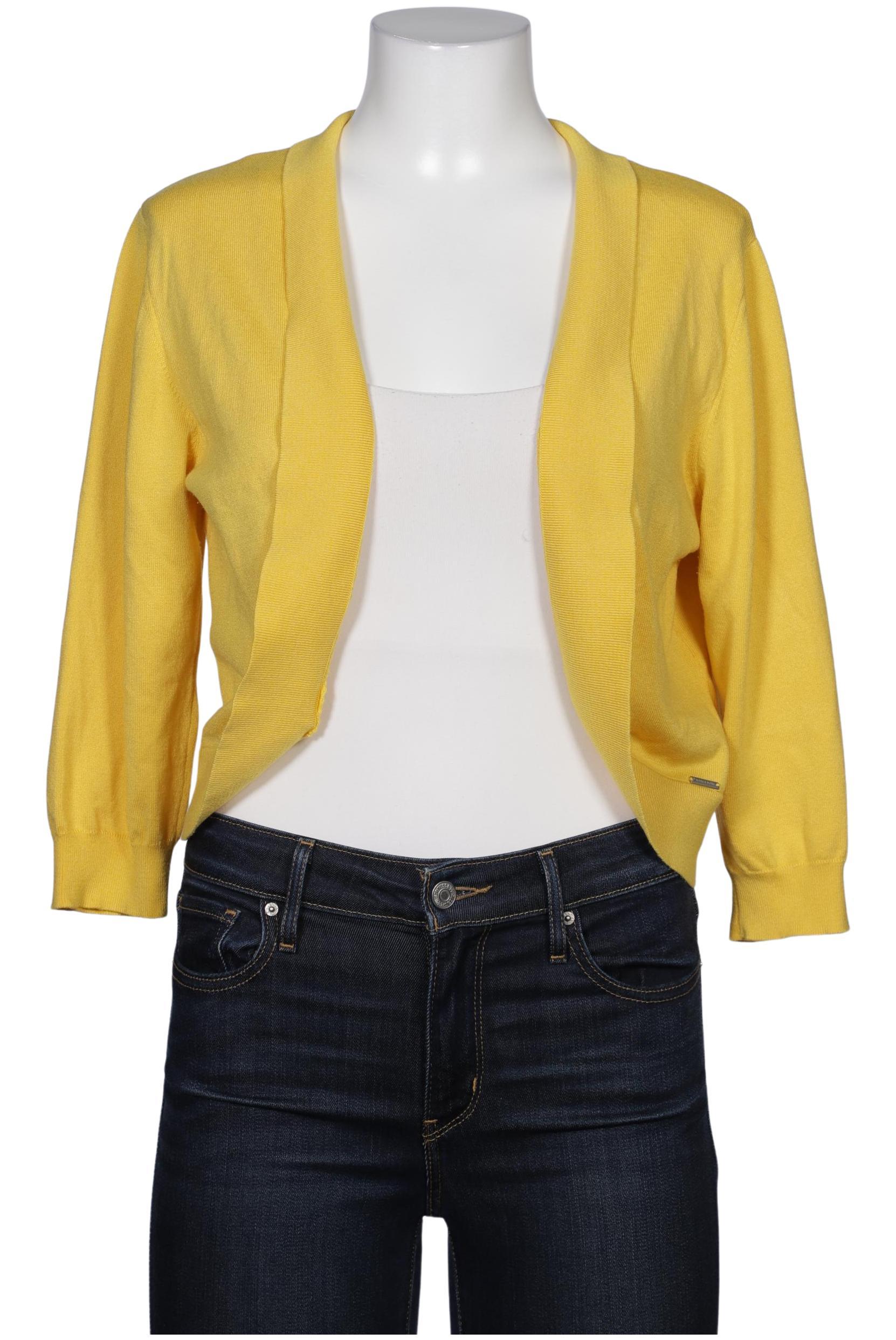 

More & More Damen Strickjacke, gelb, Gr. 42