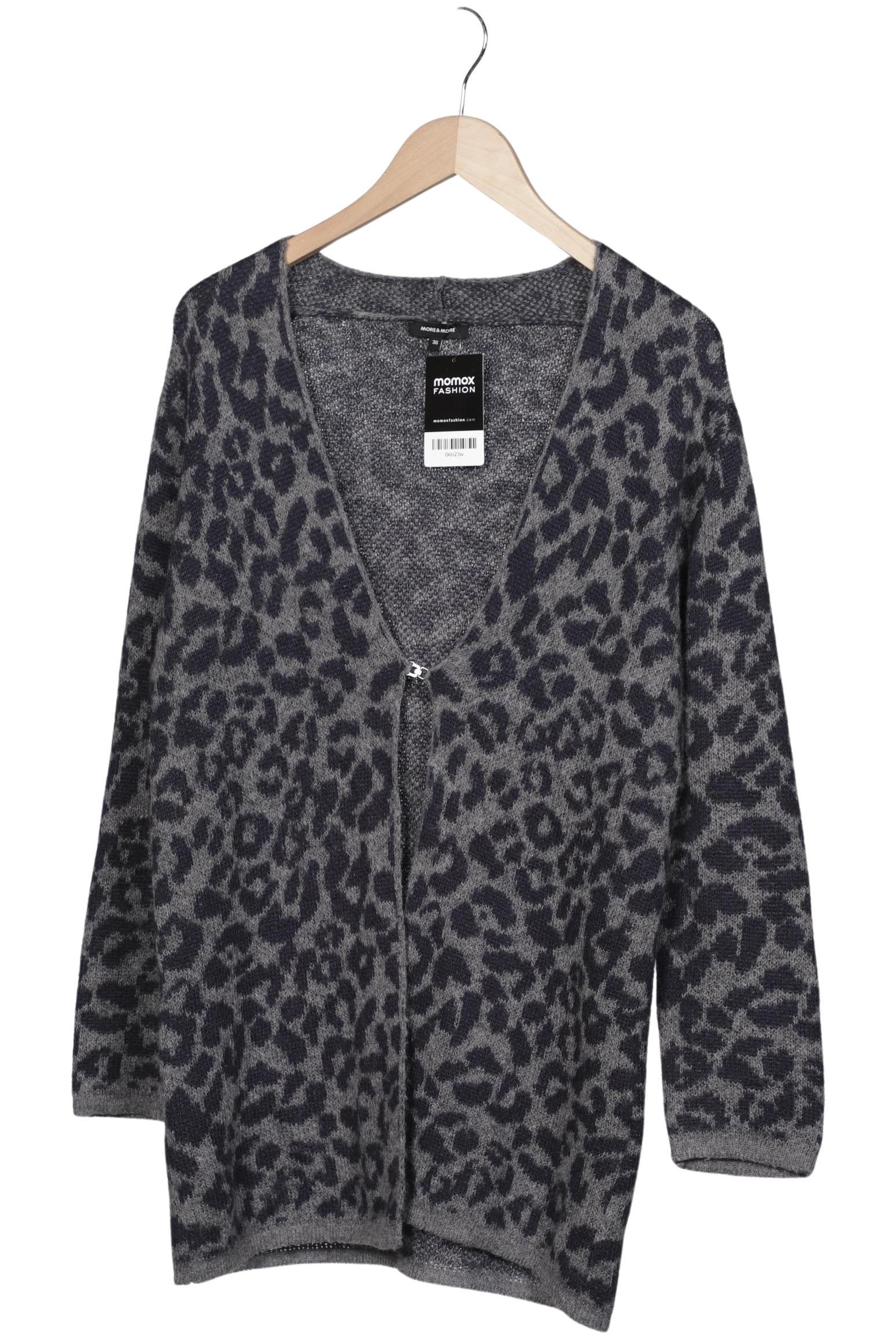 

More & More Damen Strickjacke, grau, Gr. 36