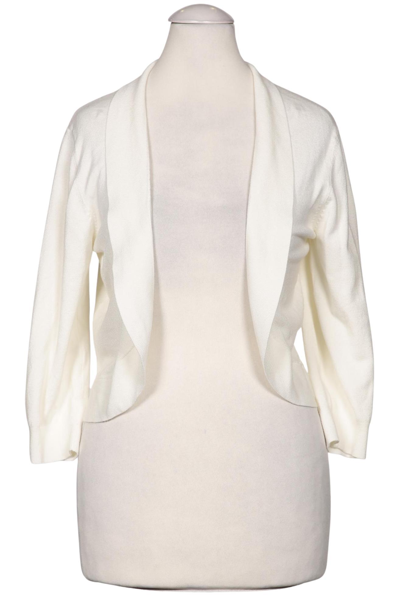 

More & More Damen Strickjacke, weiß, Gr. 36
