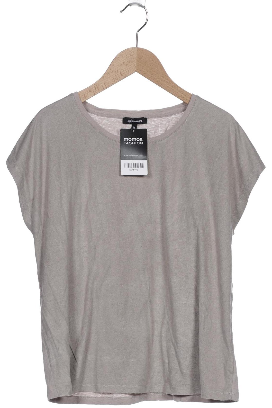 

More & More Damen T-Shirt, grau, Gr. 36