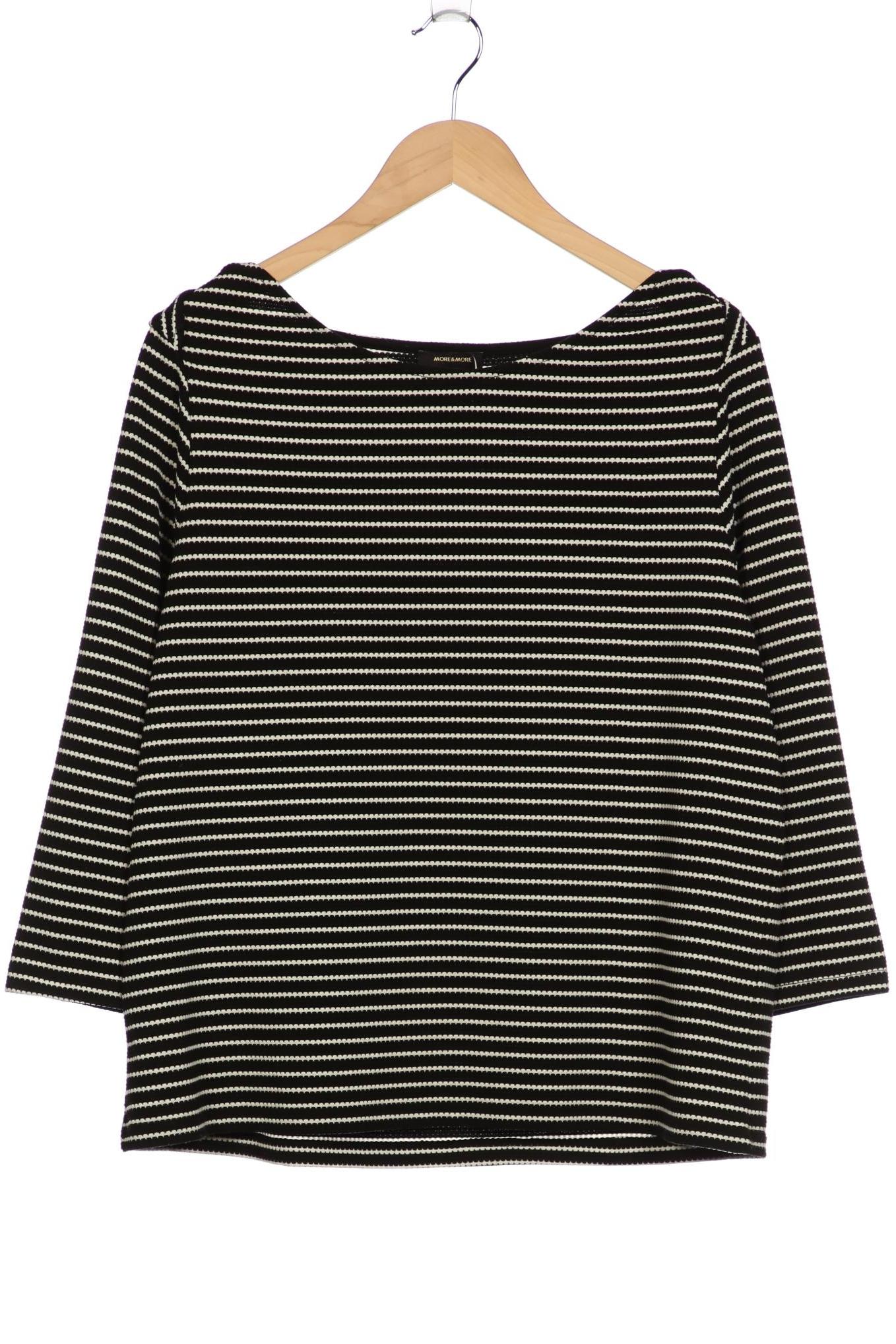 

More & More Damen Sweatshirt, schwarz, Gr. 44