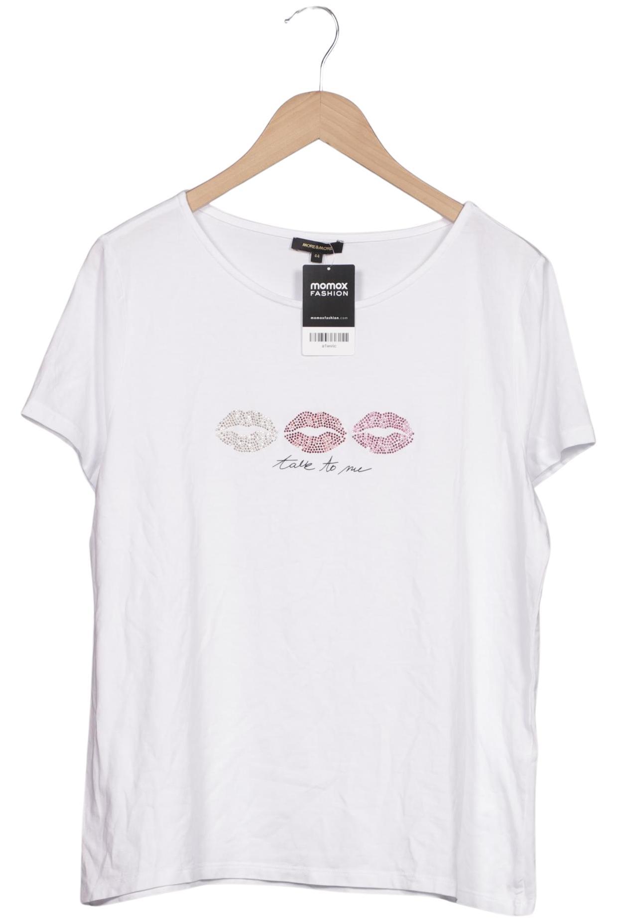 

More & More Damen T-Shirt, weiß, Gr. 44