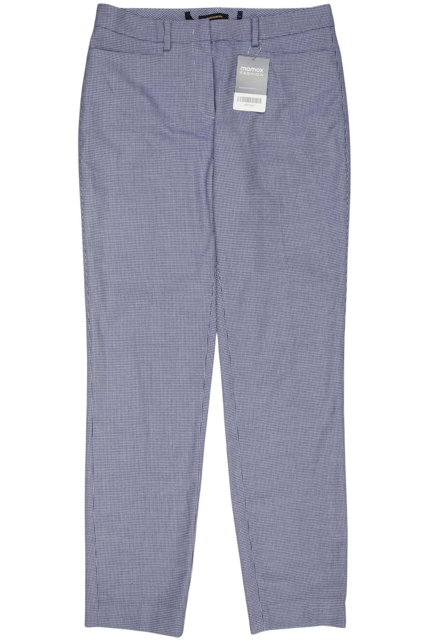 

More & More Damen Stoffhose, hellblau, Gr. 34
