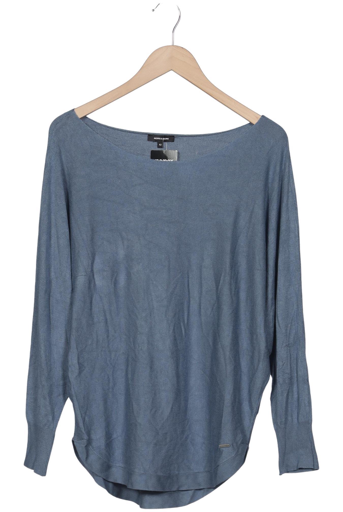 

More & More Damen Pullover, blau, Gr. 42