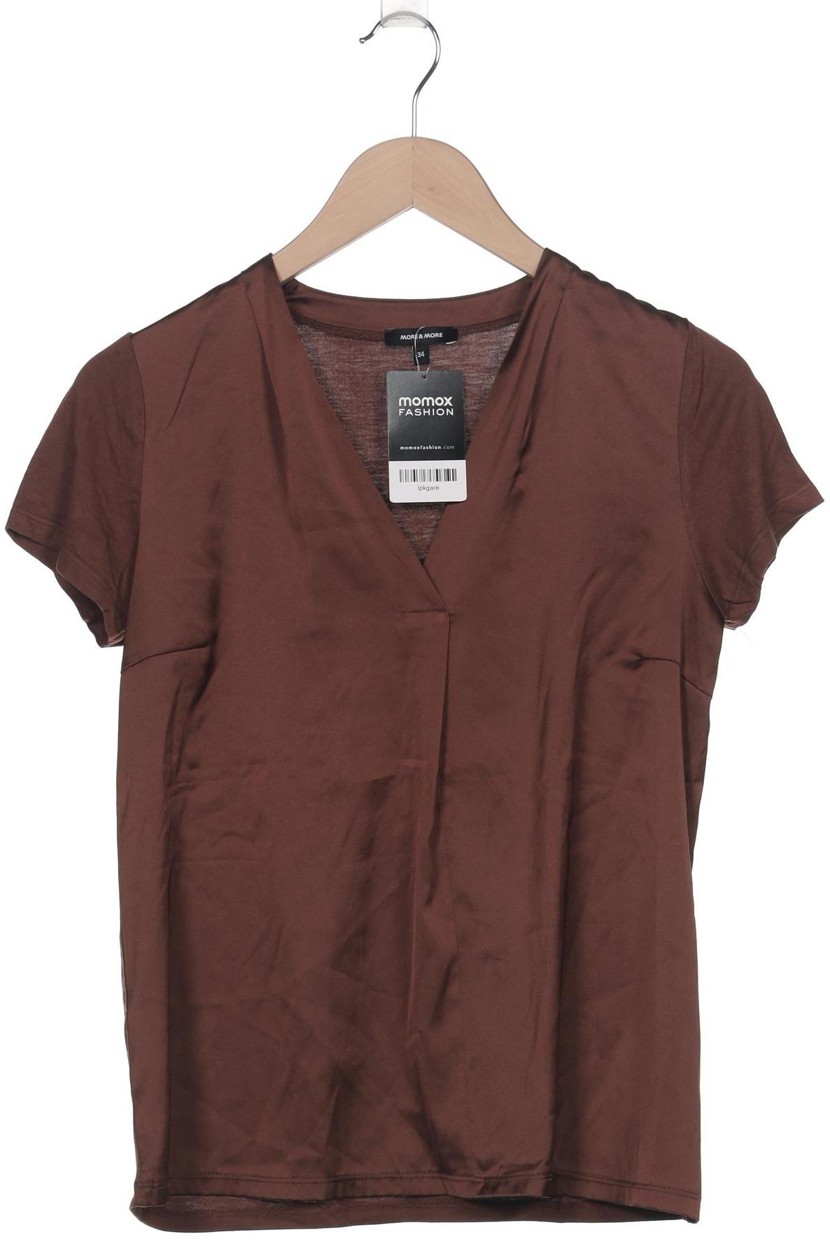 

More & More Damen T-Shirt, braun, Gr. 34