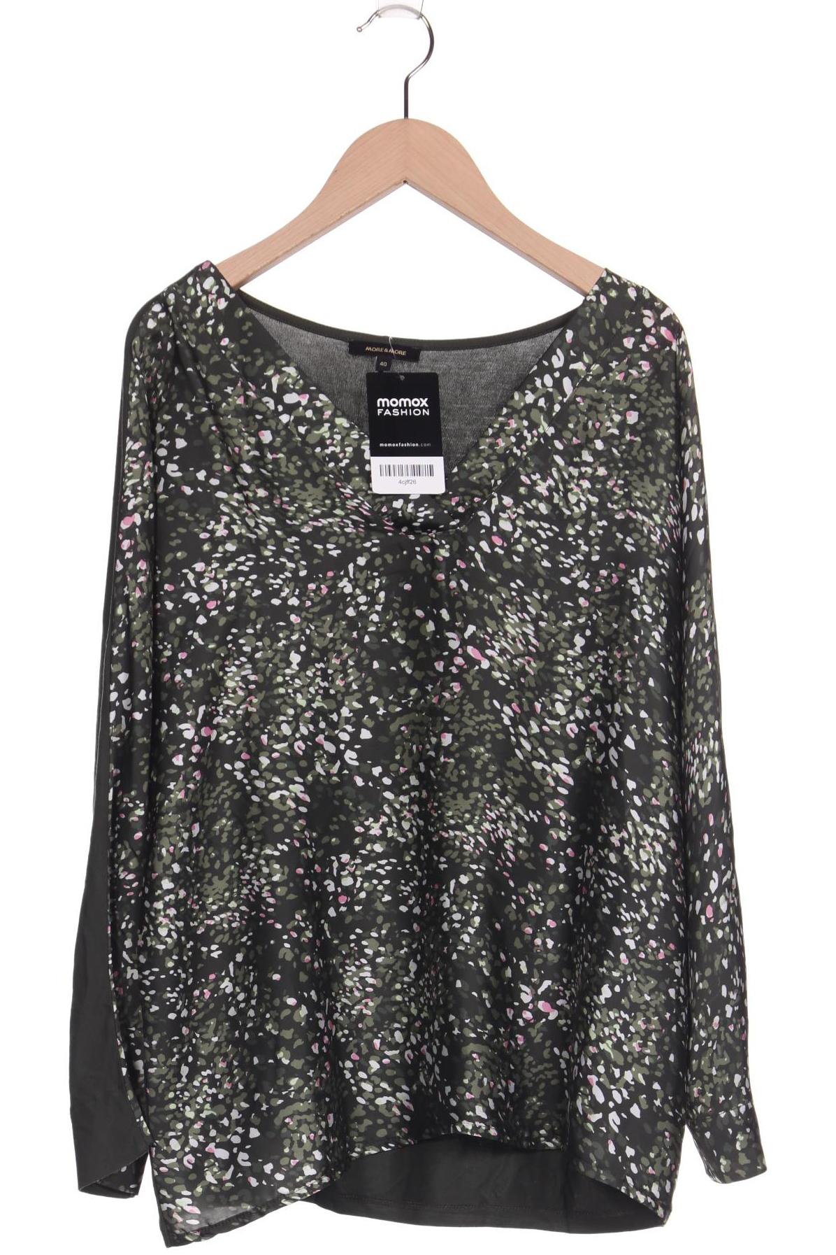 

More & More Damen Langarmshirt, grün, Gr. 40
