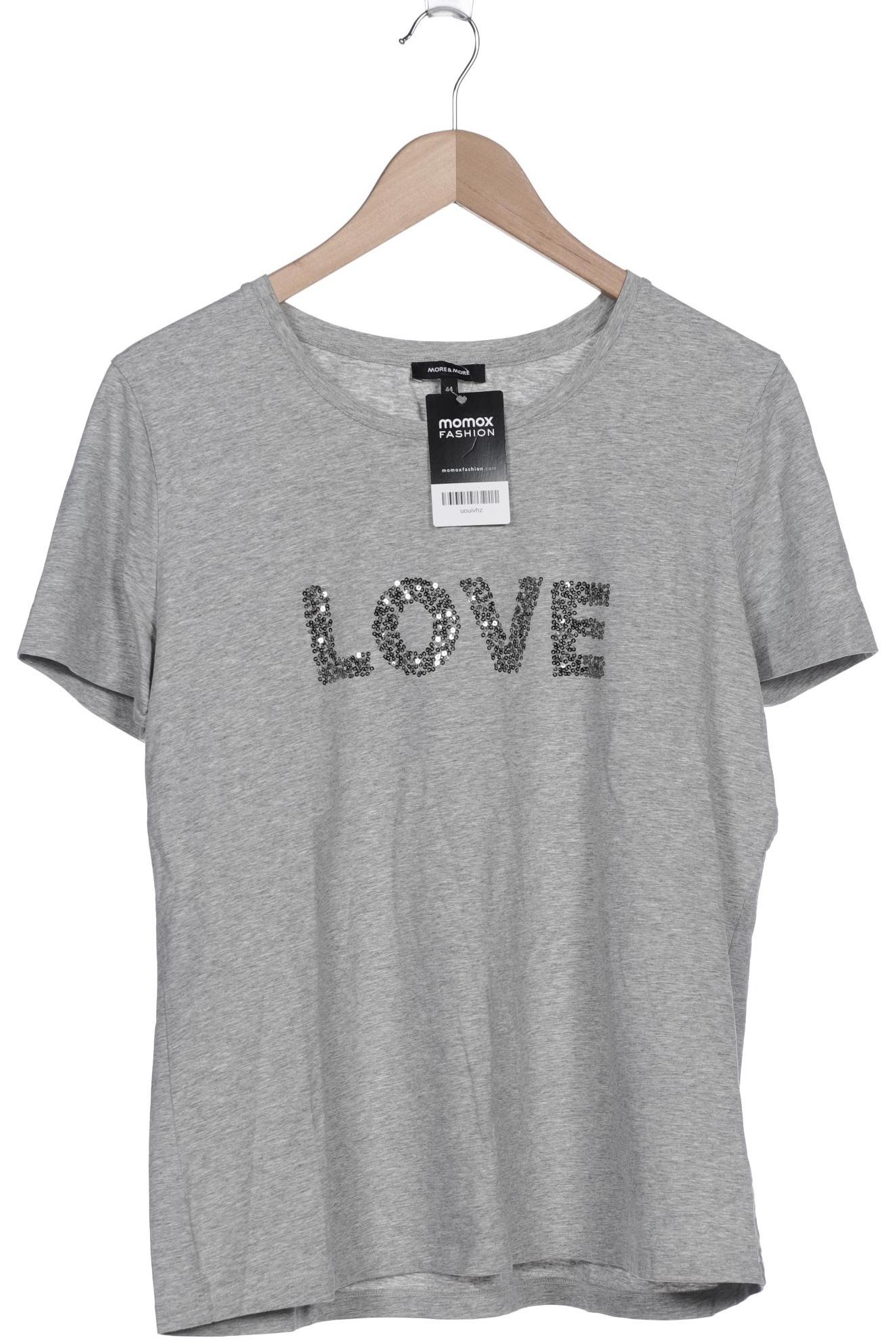 

More & More Damen T-Shirt, grau, Gr. 44