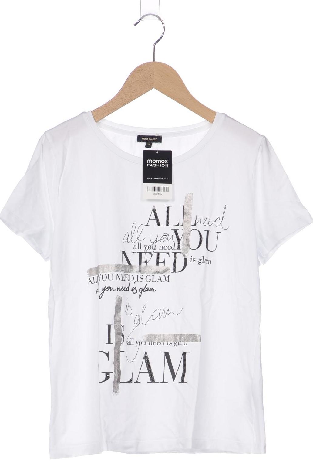 

More & More Damen T-Shirt, weiß, Gr. 38