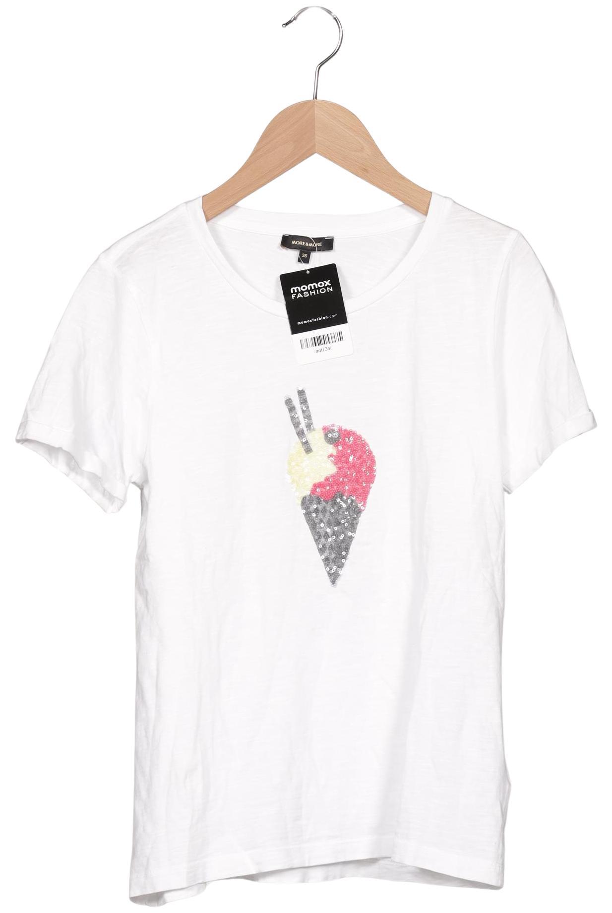 

More & More Damen T-Shirt, weiß, Gr. 36