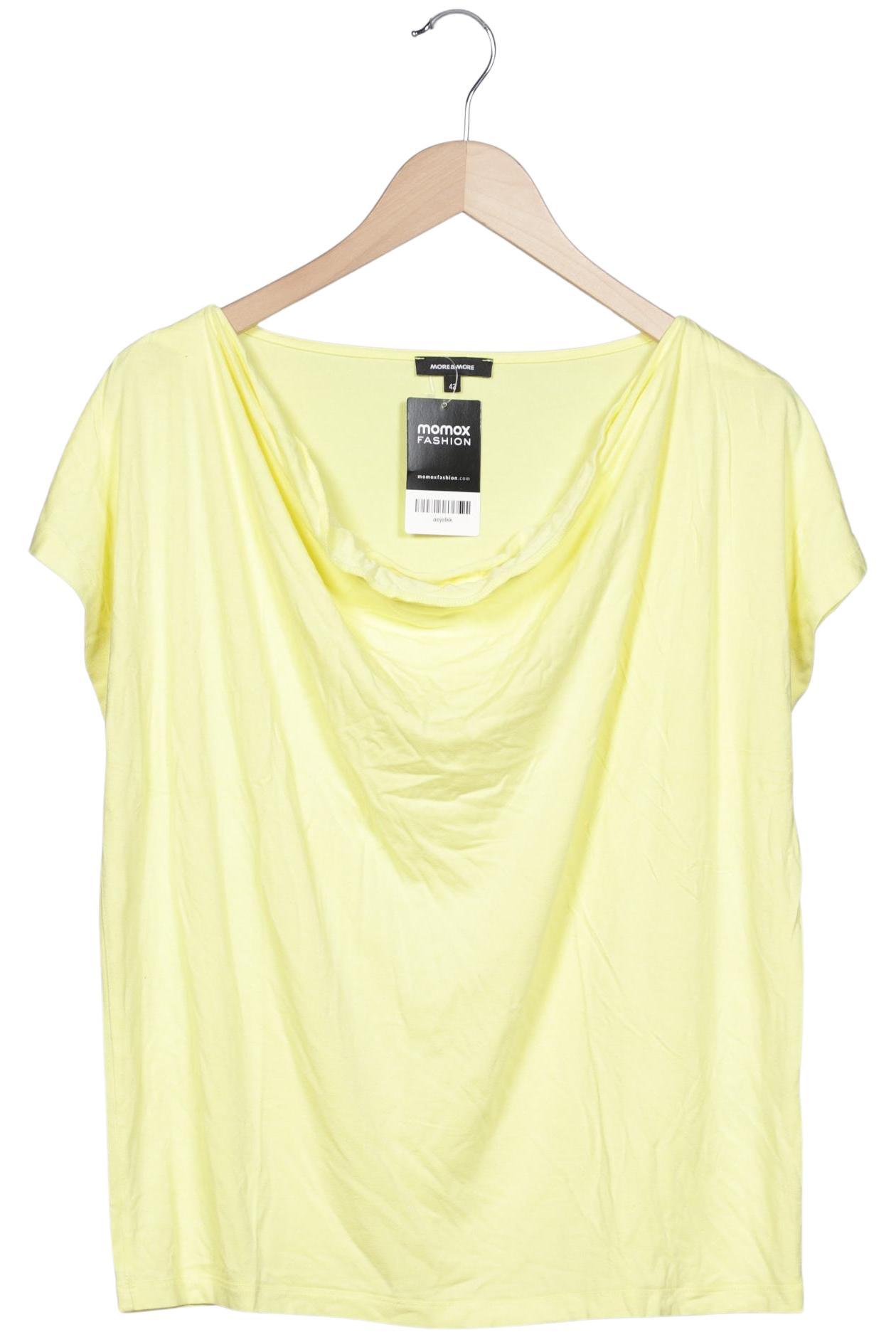 

More & More Damen T-Shirt, gelb, Gr. 42