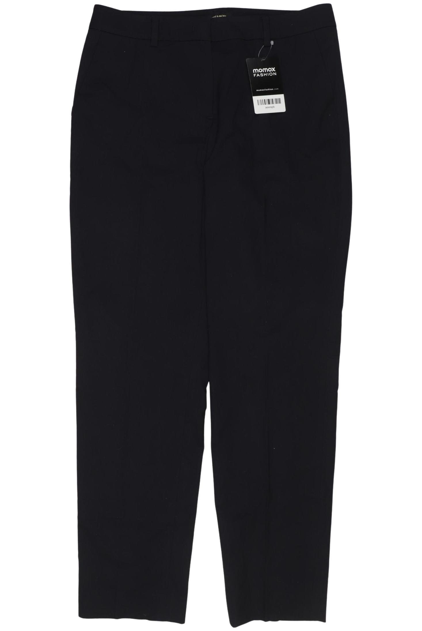 

More & More Damen Stoffhose, marineblau, Gr. 34