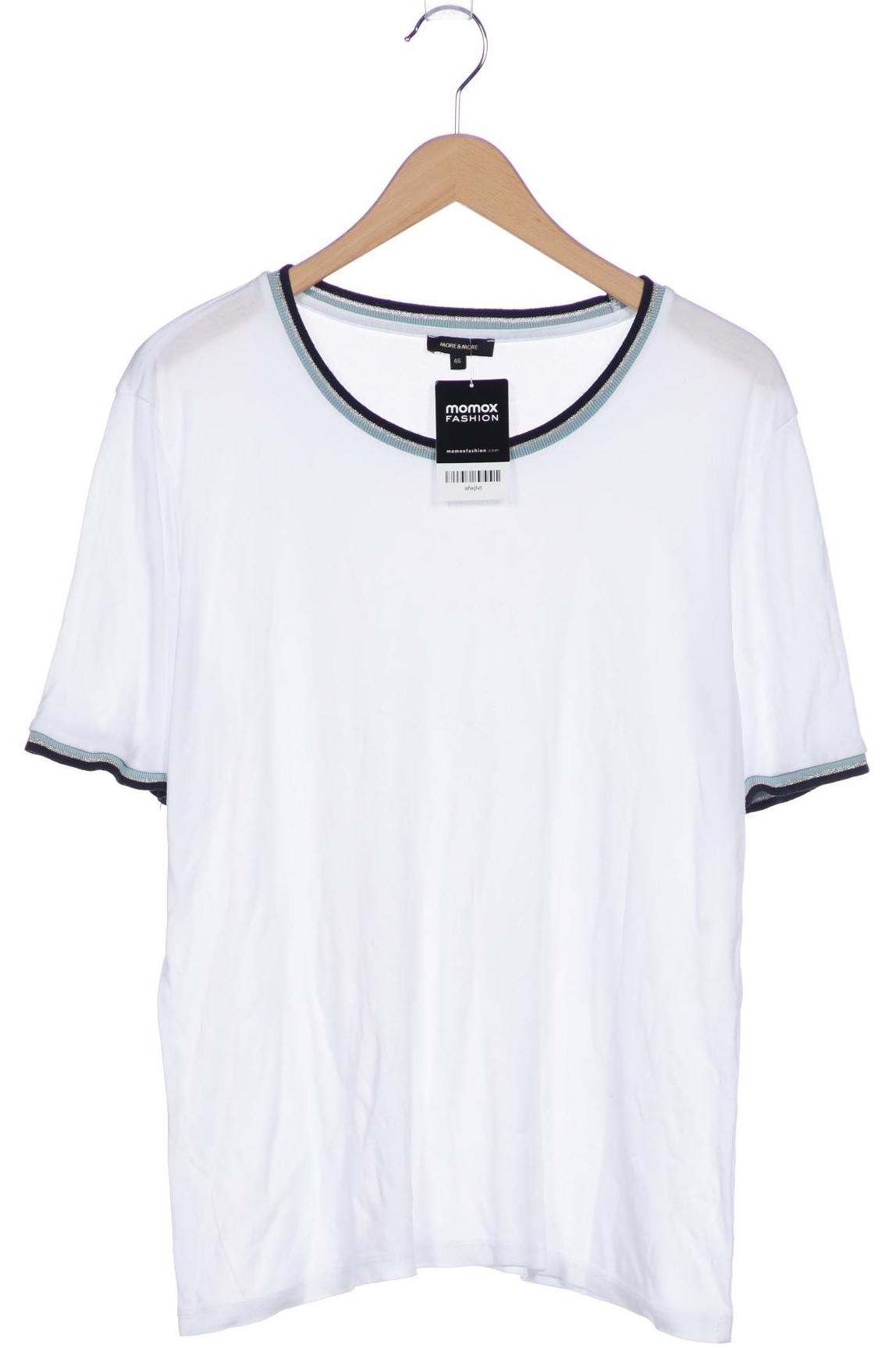 

More & More Damen T-Shirt, weiß, Gr. 46