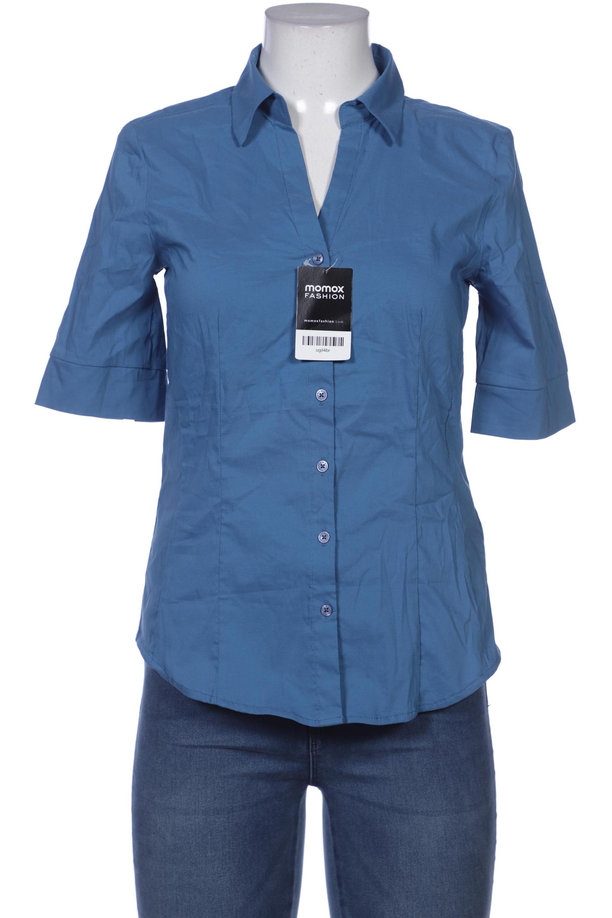 

More & More Damen Bluse, blau, Gr. 38