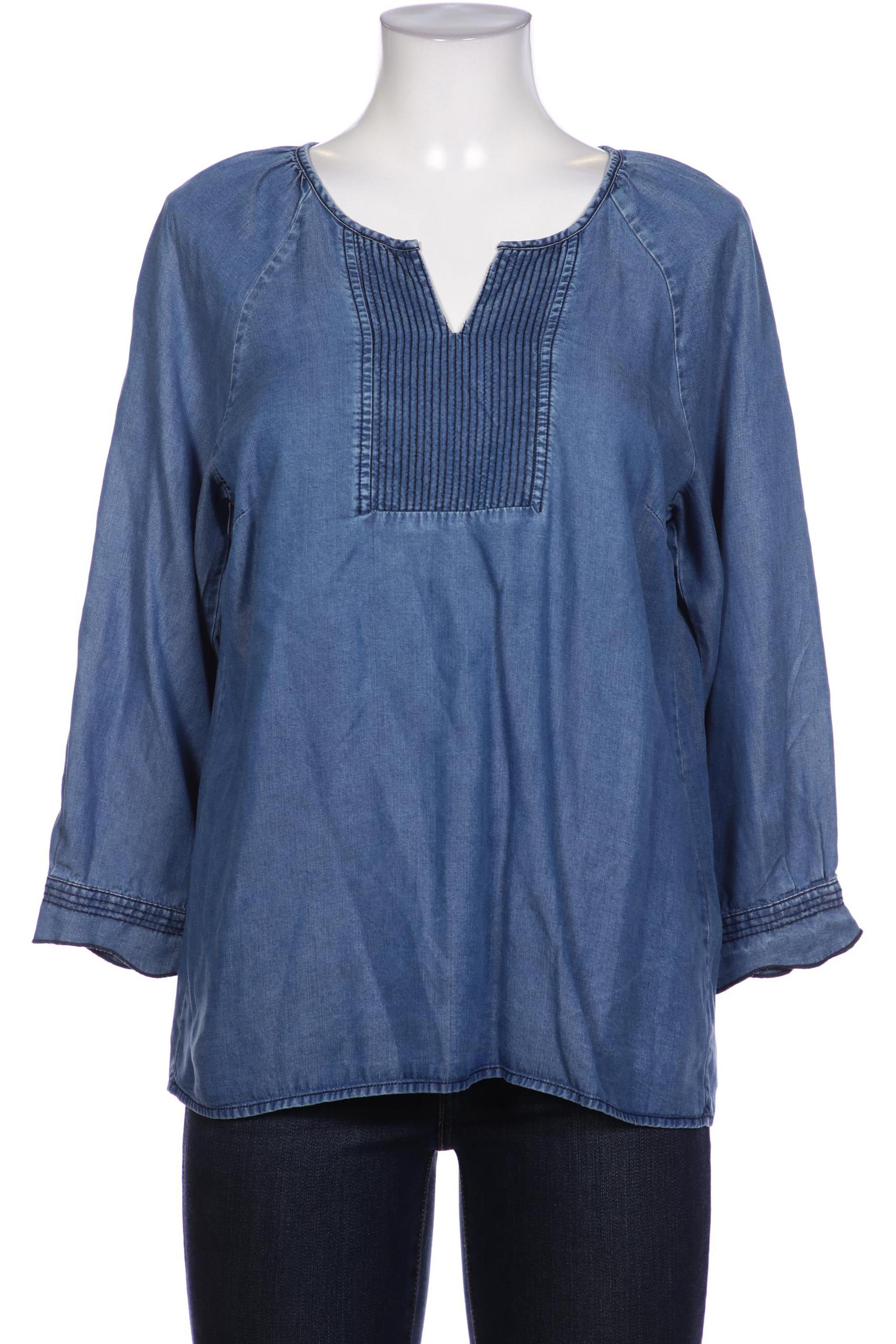 

More & More Damen Bluse, blau, Gr. 40