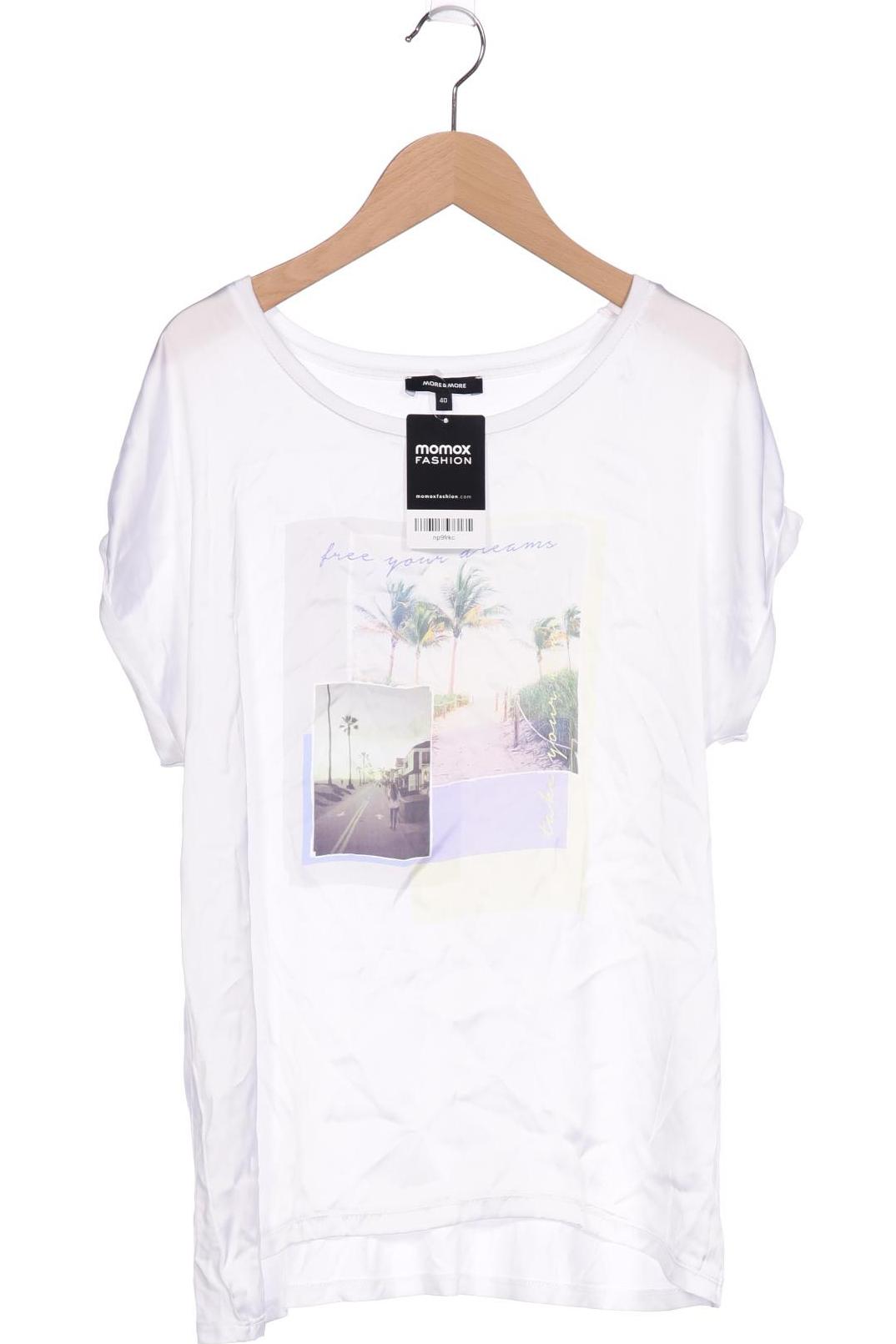 

More & More Damen T-Shirt, weiß, Gr. 40