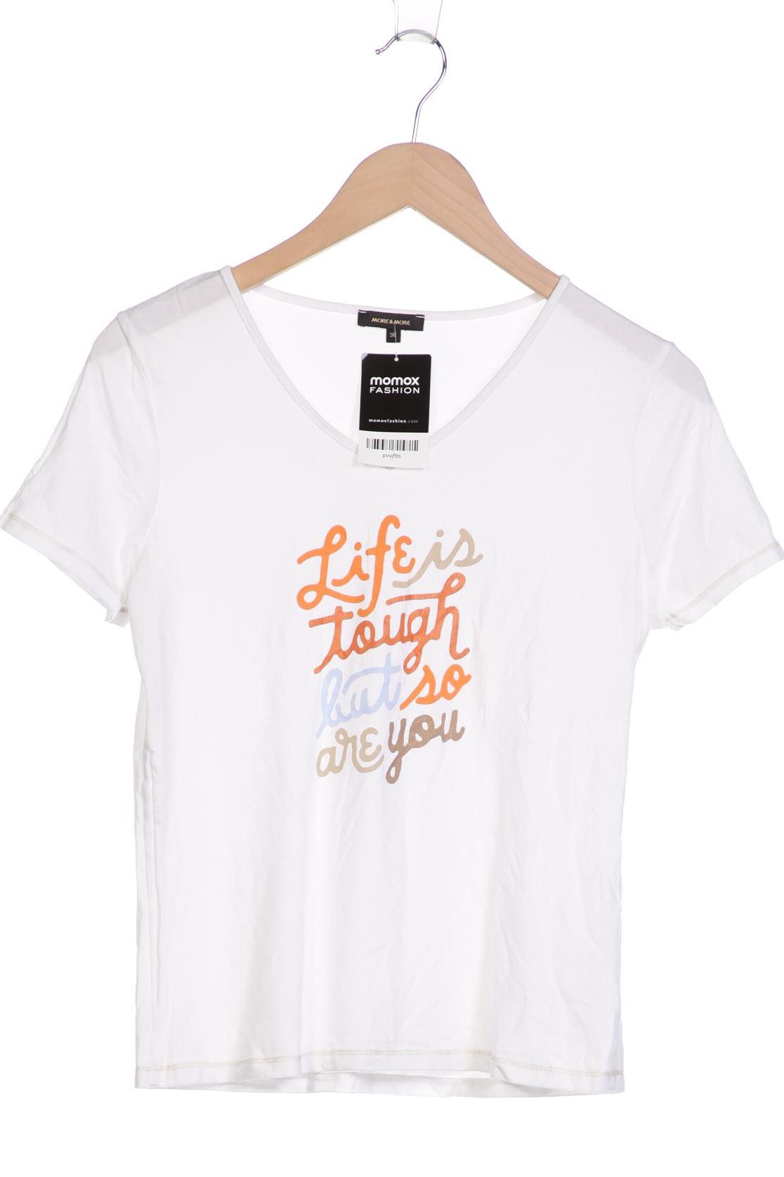 

More & More Damen T-Shirt, weiß, Gr. 36