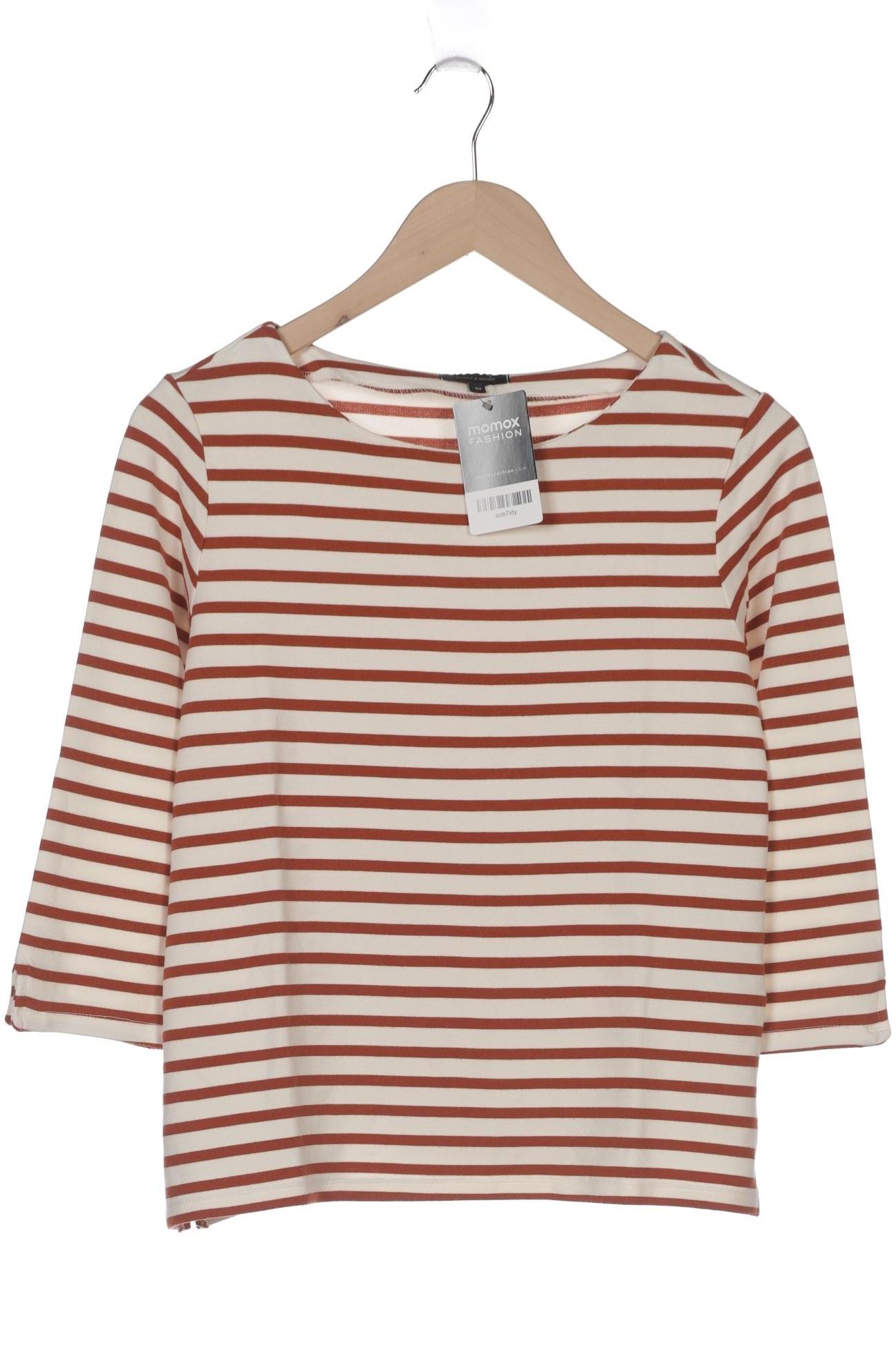 

More & More Damen Langarmshirt, weiß, Gr. 34