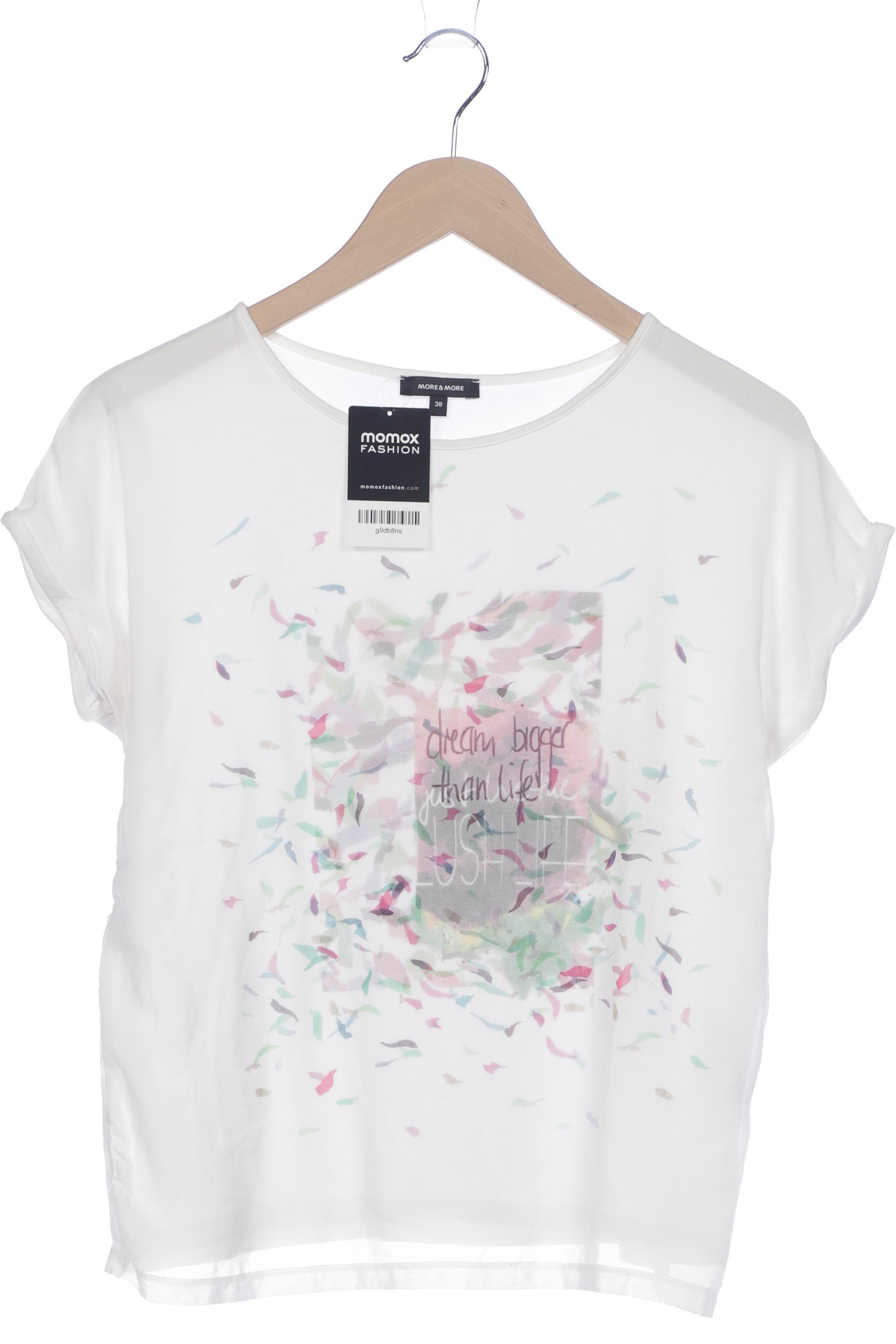 

More & More Damen T-Shirt, weiß, Gr. 38