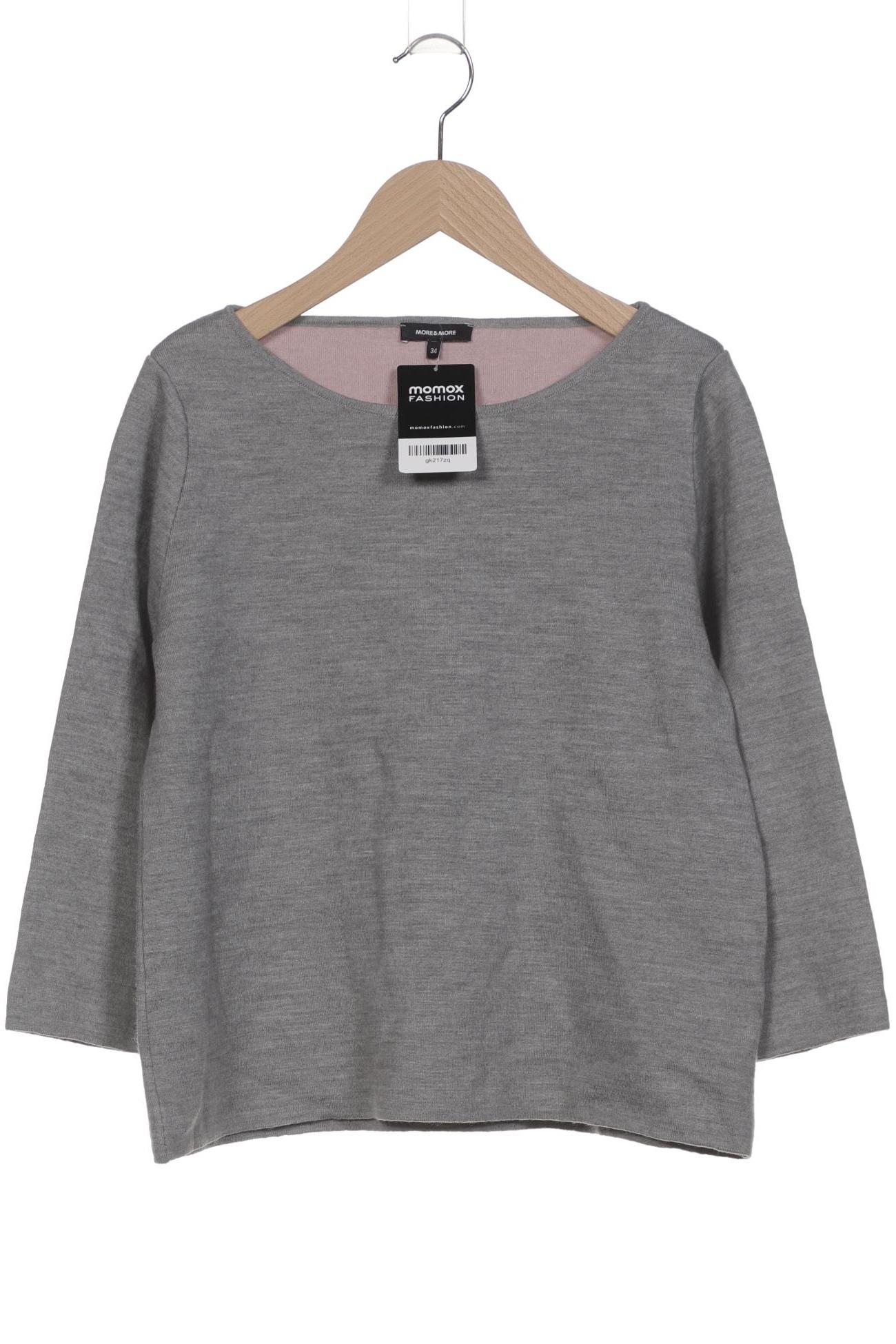 

More & More Damen Pullover, grau, Gr. 34