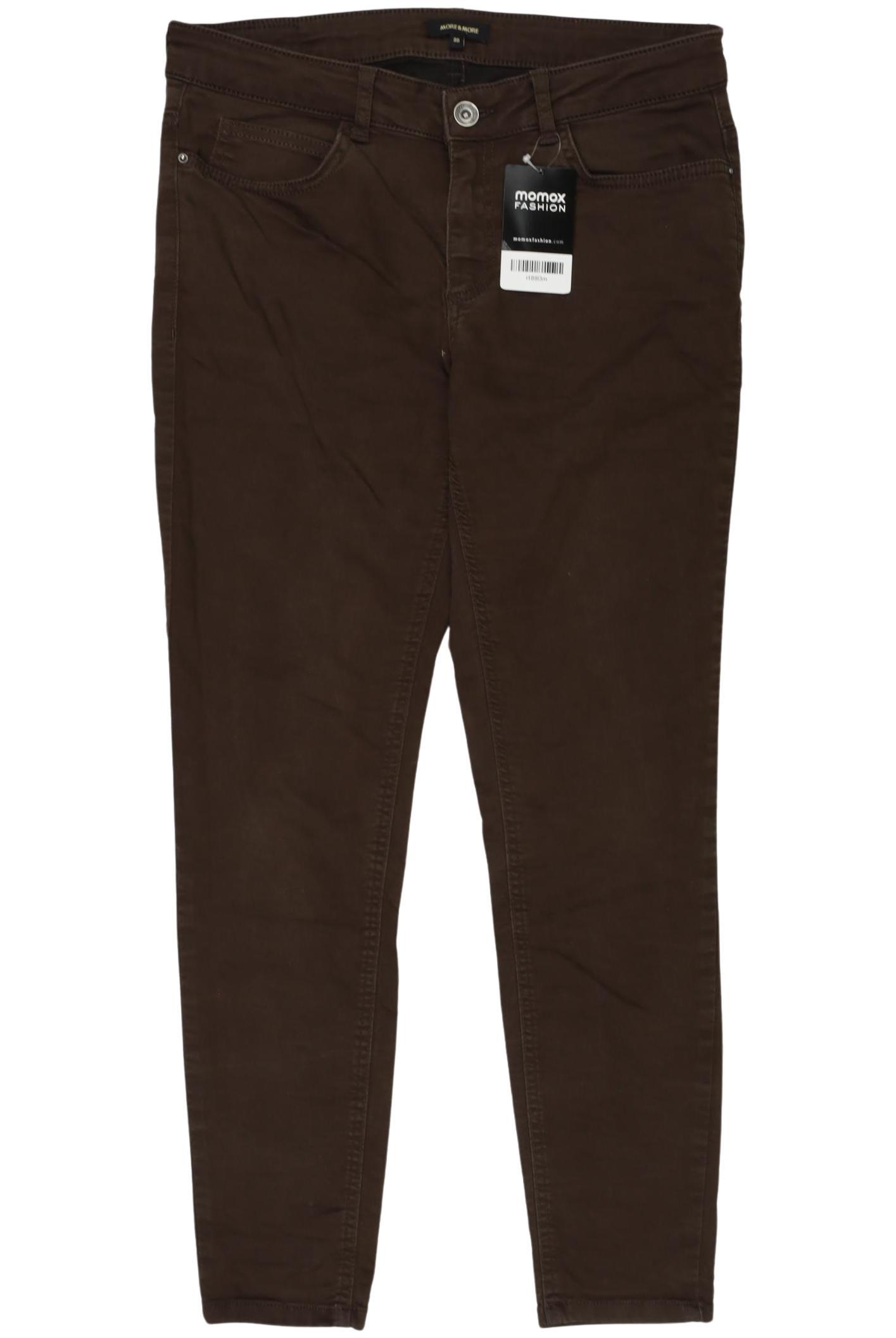 

More & More Damen Stoffhose, braun, Gr. 38